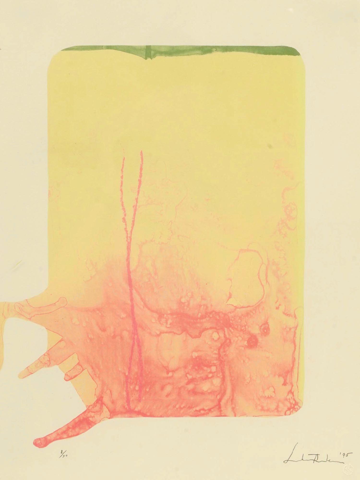 1995 AMERICAN LITHOGRAPH BY HELEN FRANKENTHALER PIC-1