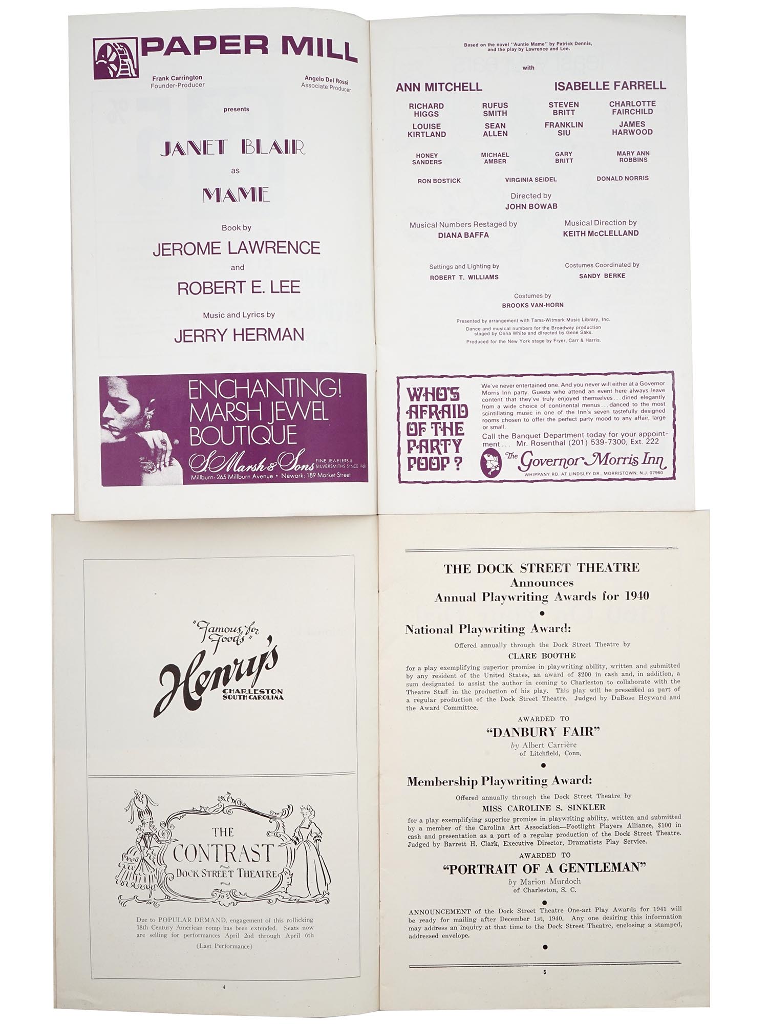 EARLY TO MID 20TH C AMERICAN THEATER BROCHURES PIC-7