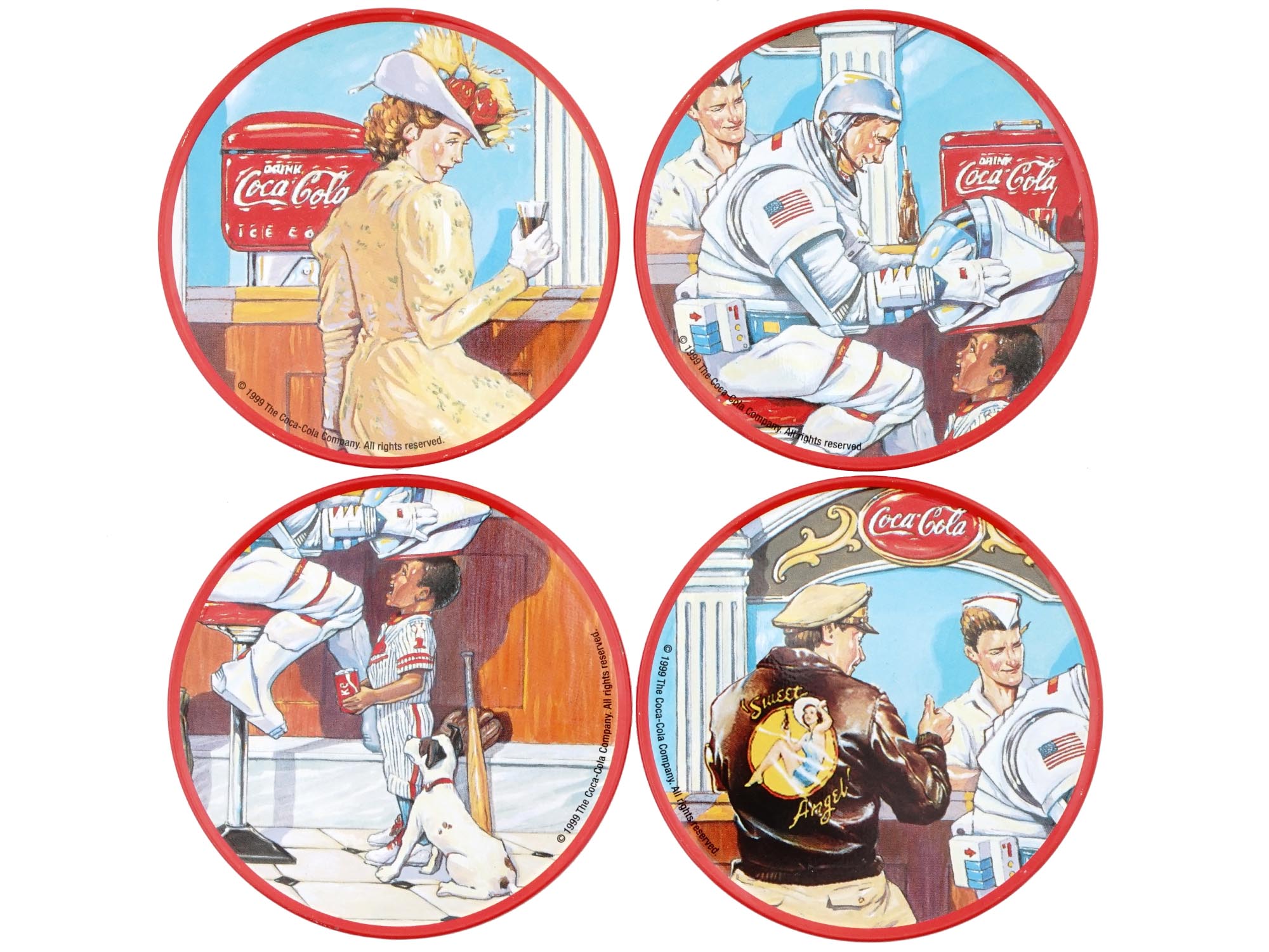 COCA COLA TRADING CARDS COLLECTION AND COASTERS PIC-3