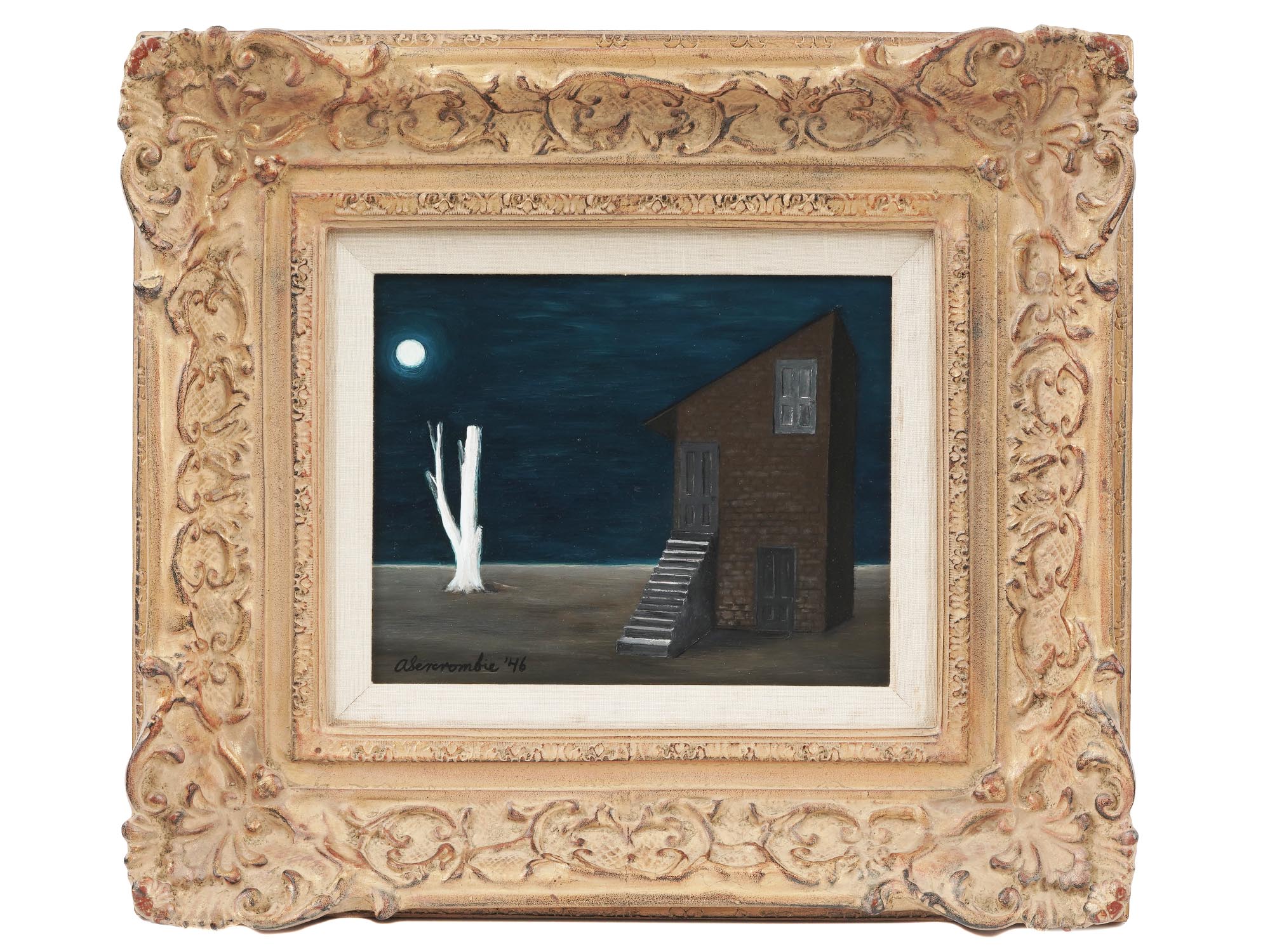 SURREALIST OIL PAINTING BY GERTRUDE ABERCROMBIE PIC-0