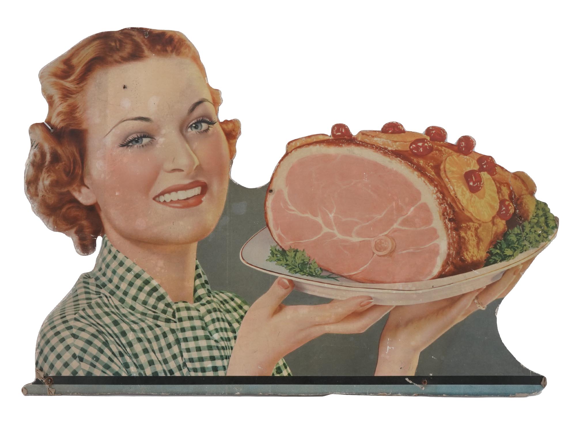 AMERICAN LADY W VIRGINIA HAM ADVERTISING POSTER PIC-0