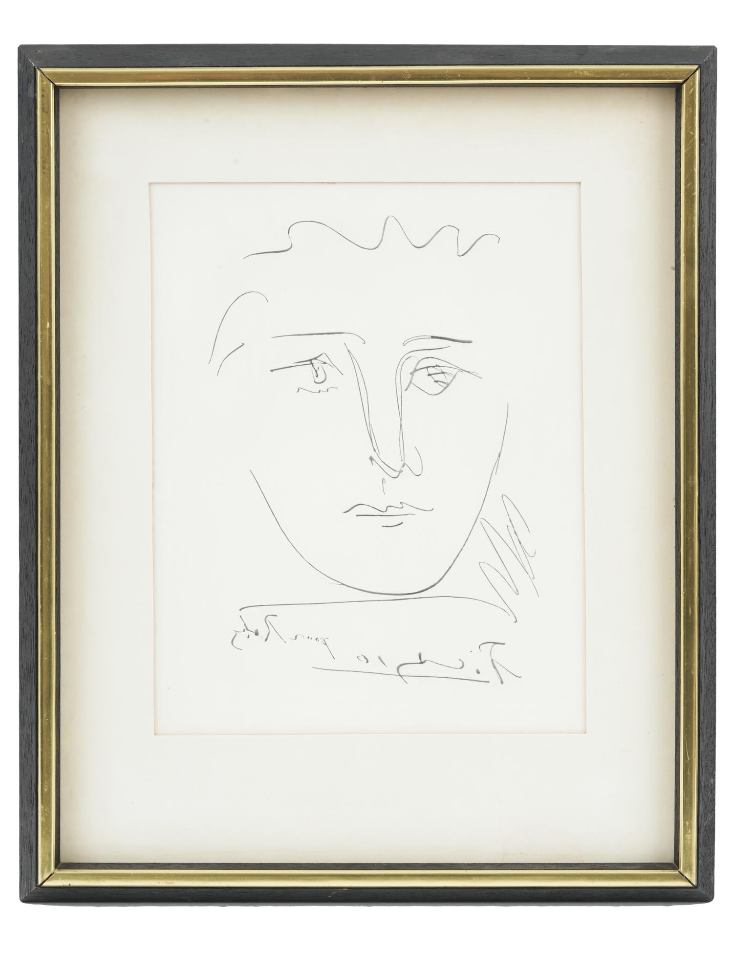 AUTHENTICATE ETCHING POUR ROBIE BY PABLO PICASSO PIC-0