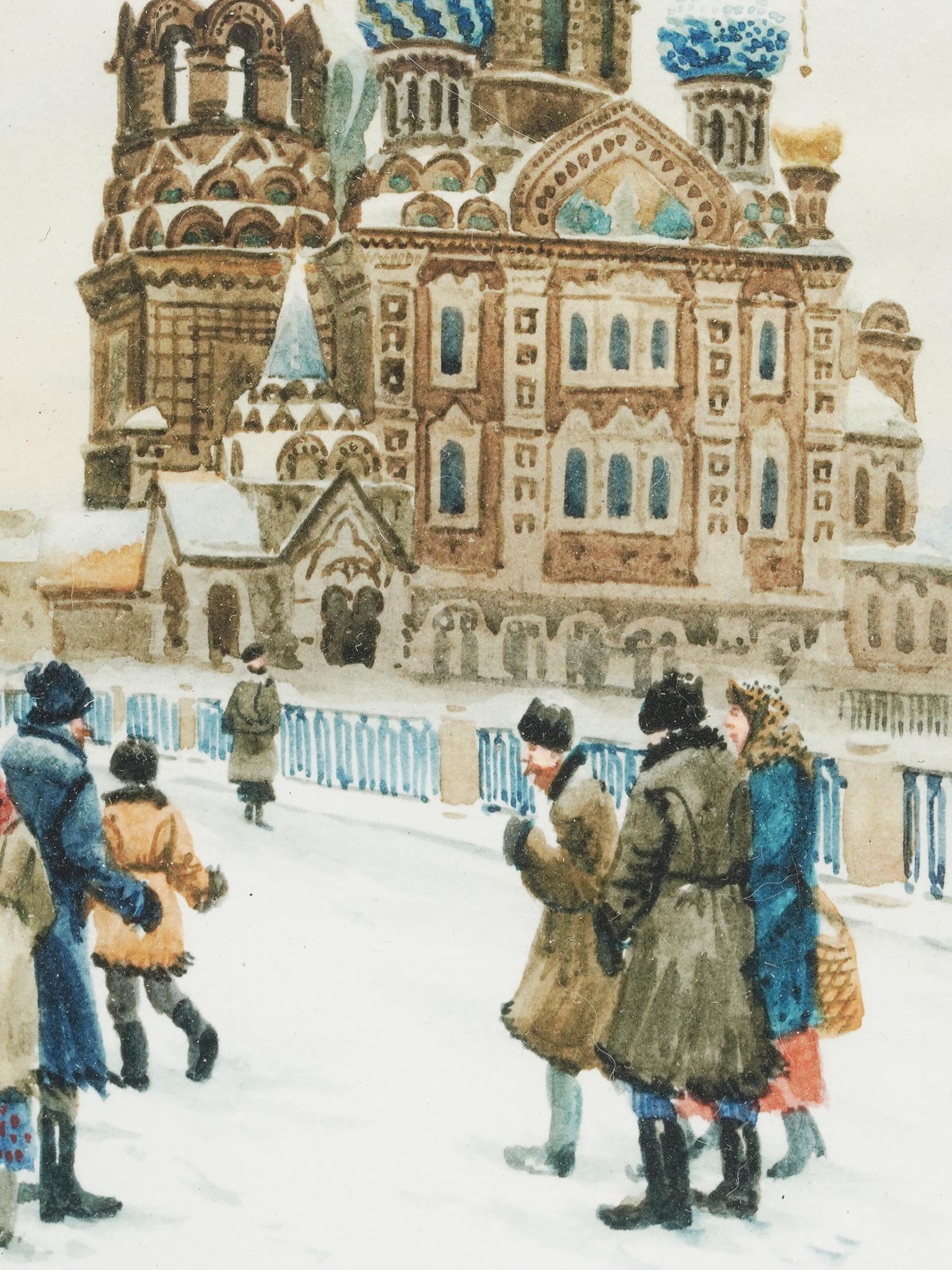 RUSSIAN WATERCOLOR PAINTING BY ANTON VETCHINKIN PIC-2