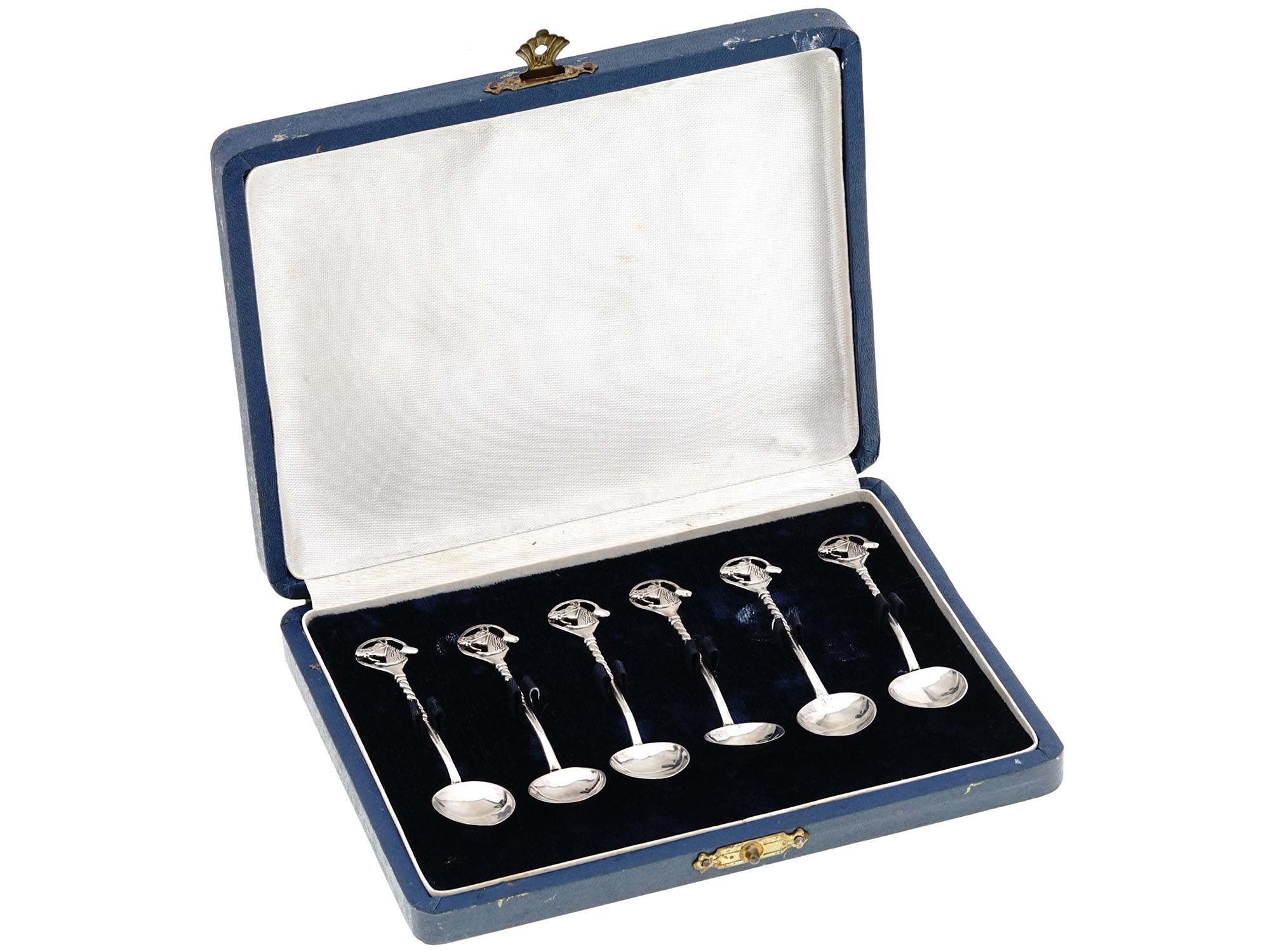 MIDCENT ARGENTINEAN STERLING SILVER TEASPOONS IOB PIC-0