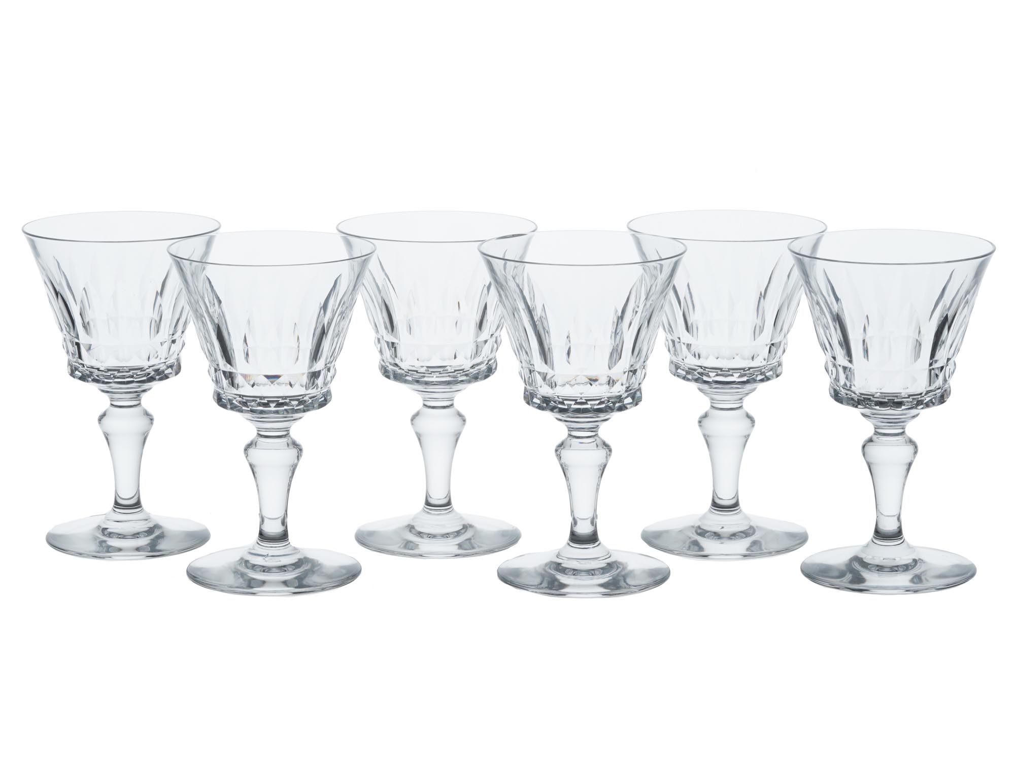 VINTAGE BACCARAT PICCADILLY CRYSTAL CUT GLASSES PIC-0