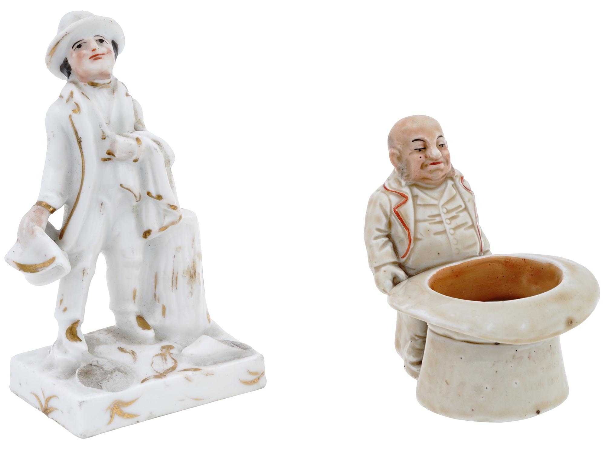 ANTIQUE AND VTG JEW CARICATURE PORCELAIN FIGURES PIC-0