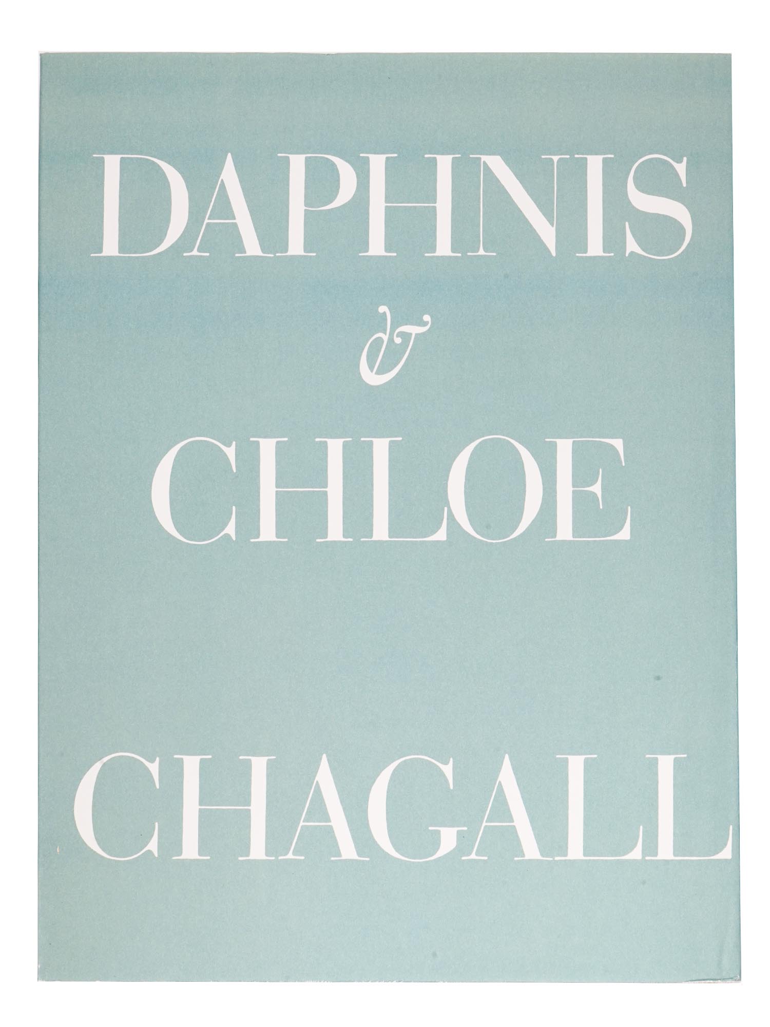 DAPHNIS AND CHLOE BOOK ILLUSTRATED BY MARC CHAGALL PIC-3