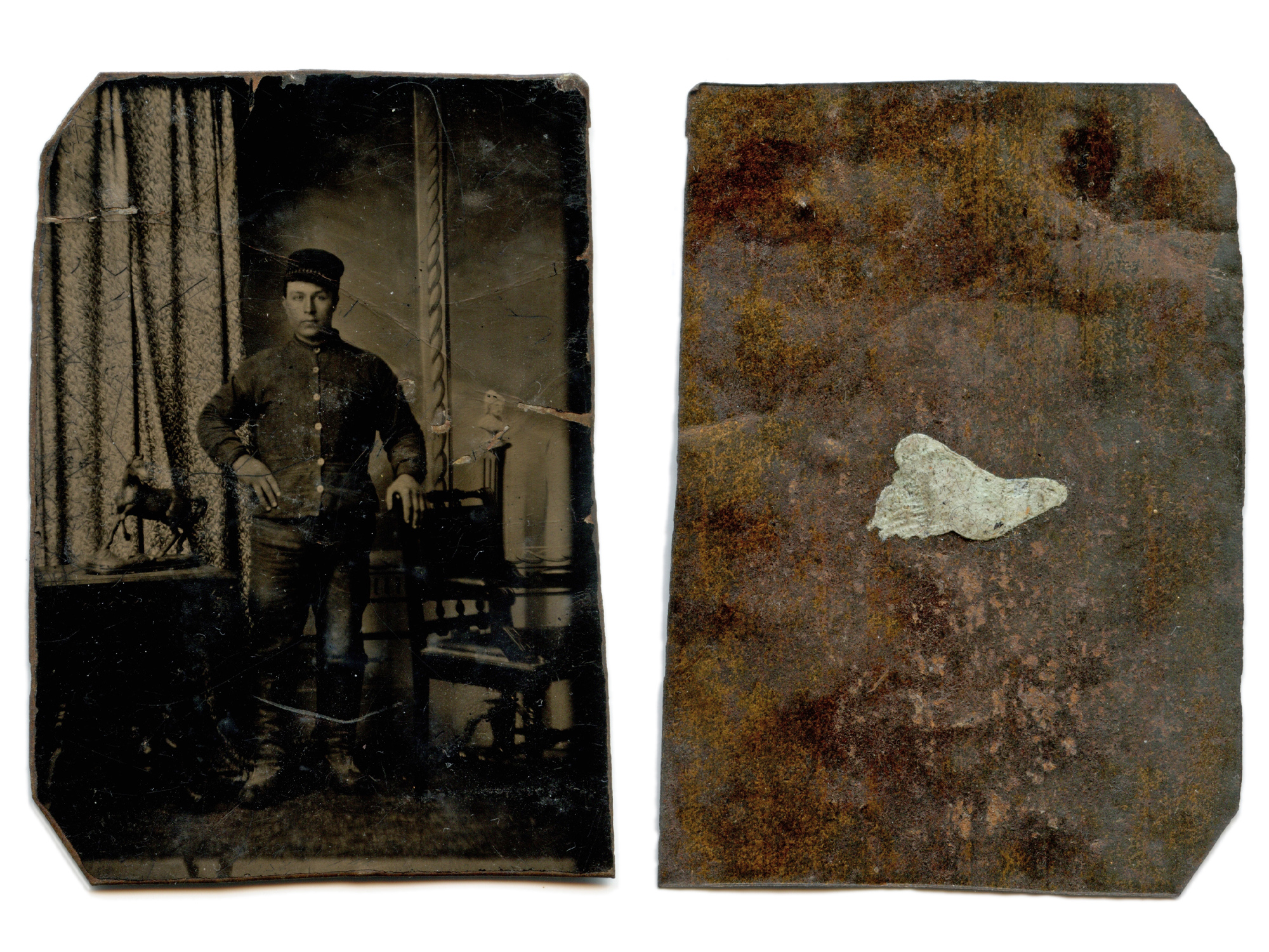 ANTIQUE VICTORIAN ERA MEMENTO PHOTOS TINTYPE PIC-3