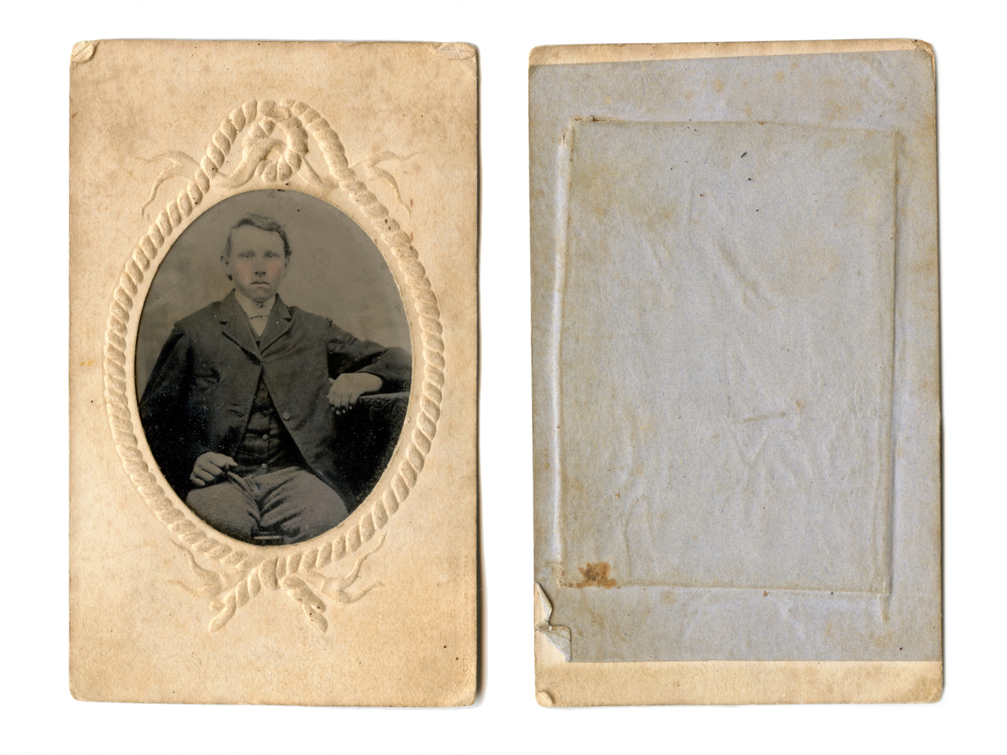 ANTIQUE AMERICAN TINTYPE PHOTO PORTRAIT PRINTS PIC-2