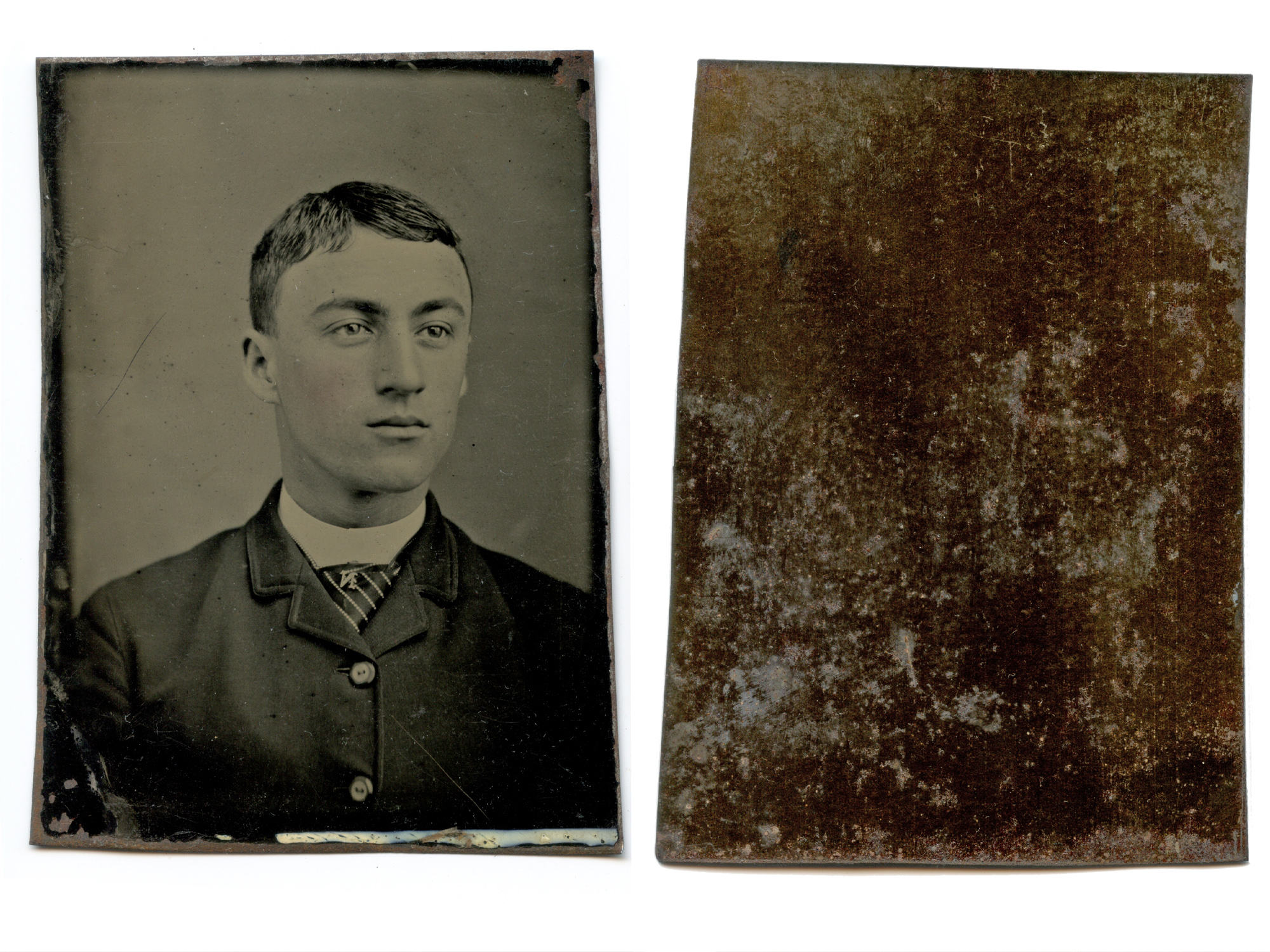 ANTIQUE AMERICAN TINTYPE PHOTO PORTRAIT PRINTS PIC-1