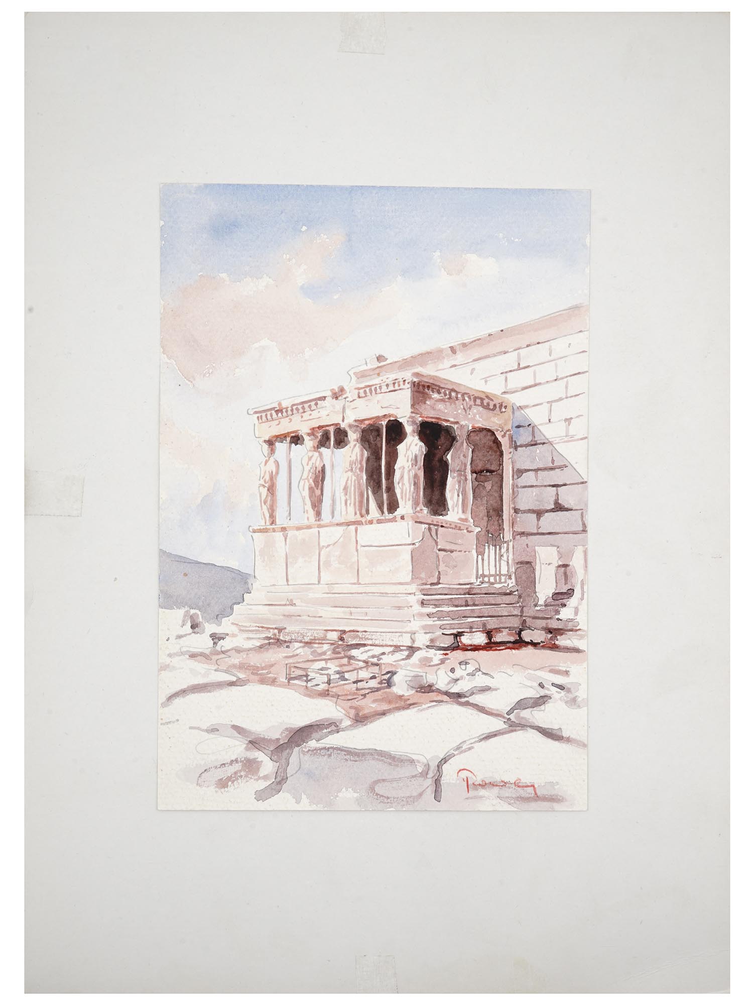 GREEK MARINE WATERCOLORS BY THOMAS PAPADOPERAKIS PIC-3