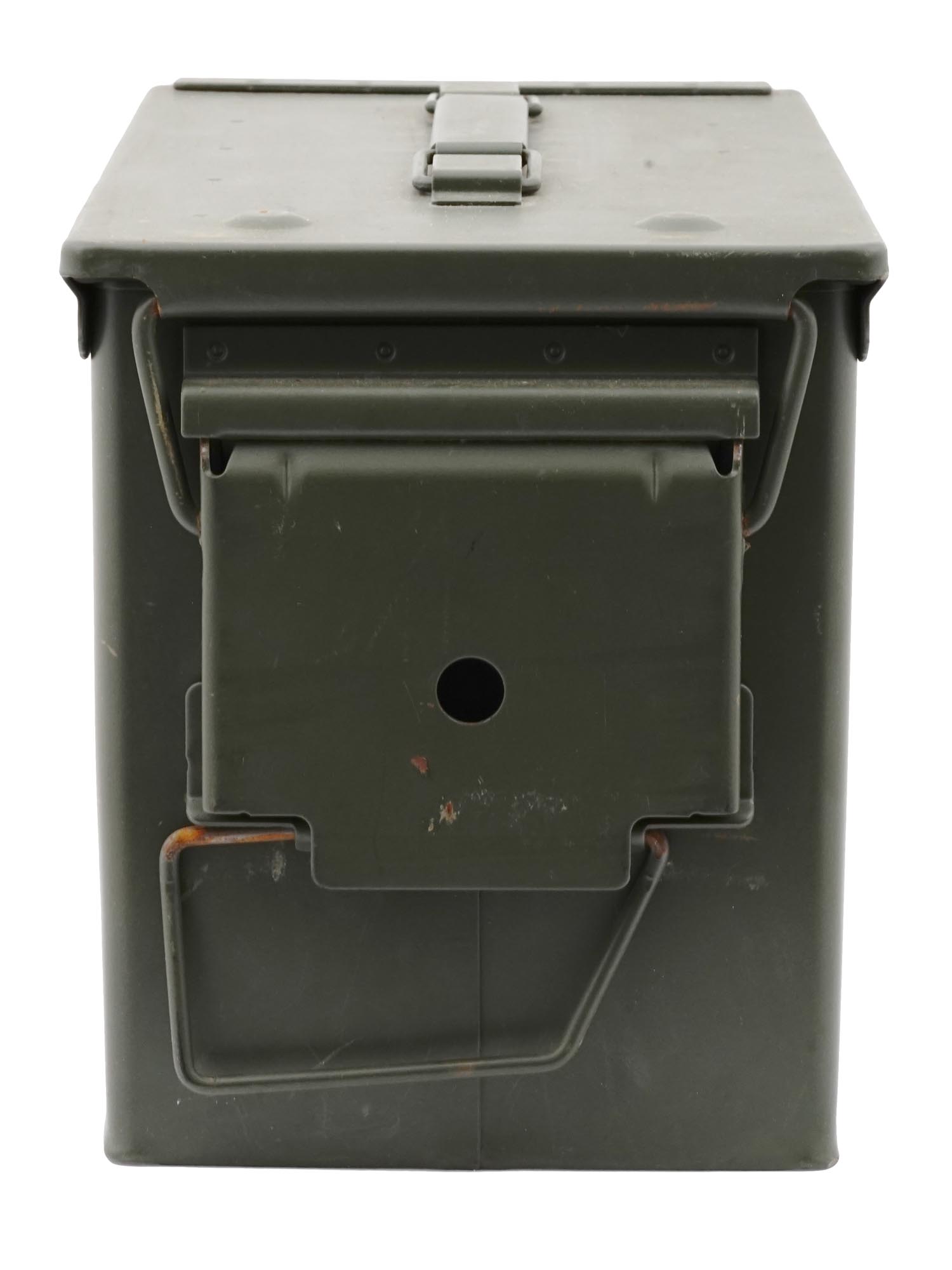 US VIETNAM ERA MILITARY METAL AMMO CONTAINER BOX PIC-4