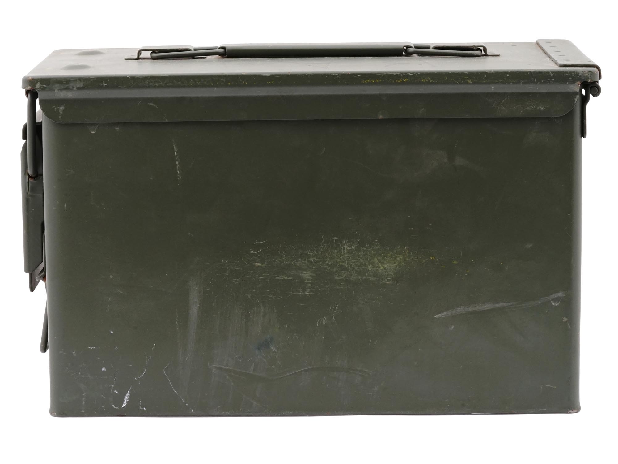 US VIETNAM ERA MILITARY METAL AMMO CONTAINER BOX PIC-3