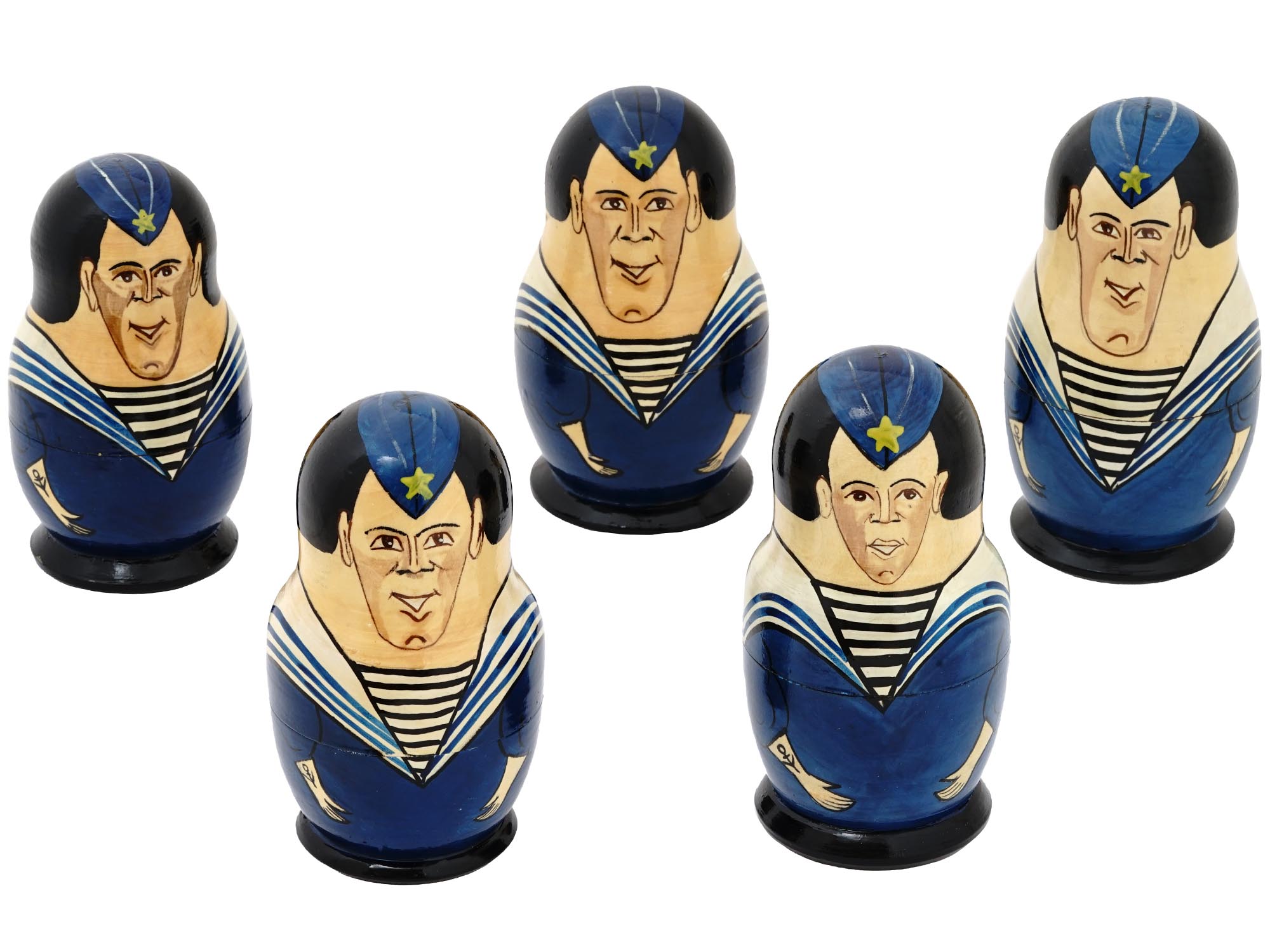 DEALERS LOT OF RUSSIAN NAVY MATRYOSHKA DOLL SETS PIC-0