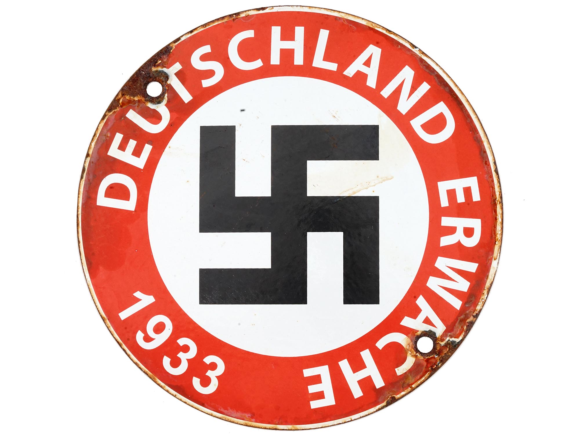 1933 NAZI GERMAN PARTY PROPAGANDA STREET SIGN PIC-0