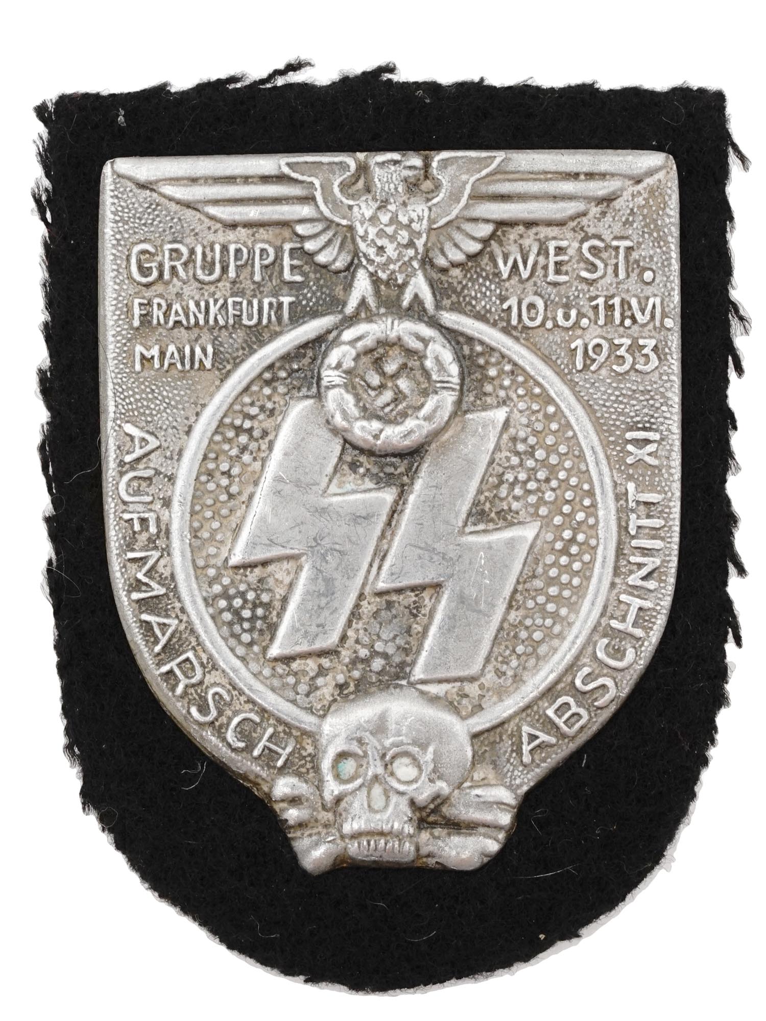 WWII NAZI GERMAN THIRD REICH WAFFEN SS SHIELDS PIC-3