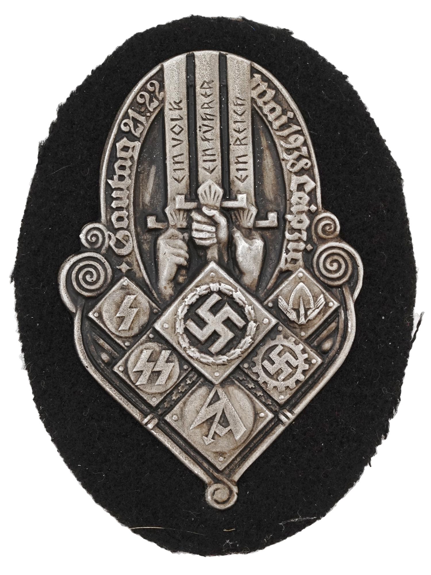 WWII GERMAN NAZI MILITARY AND HUNTING BADGES PIC-3