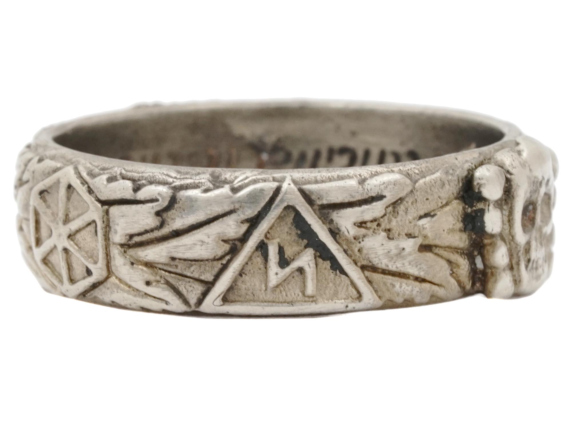 WWII GERMAN THIRD REICH SS HIMMLER HONOR RING PIC-3