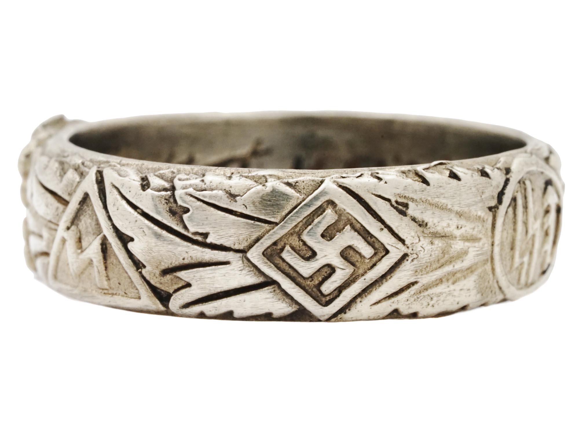 WWII GERMAN THIRD REICH SS HIMMLER HONOR RING PIC-5