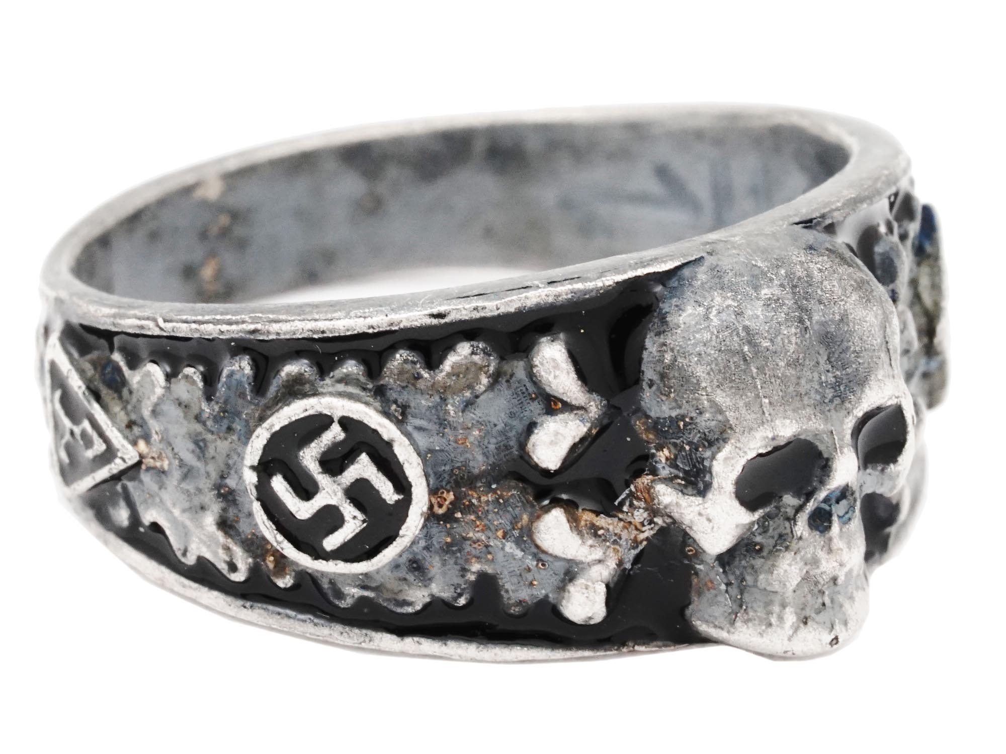 WWII NAZI GERMAN 3RD REICH AHNENERBE MEMBERS RING PIC-1