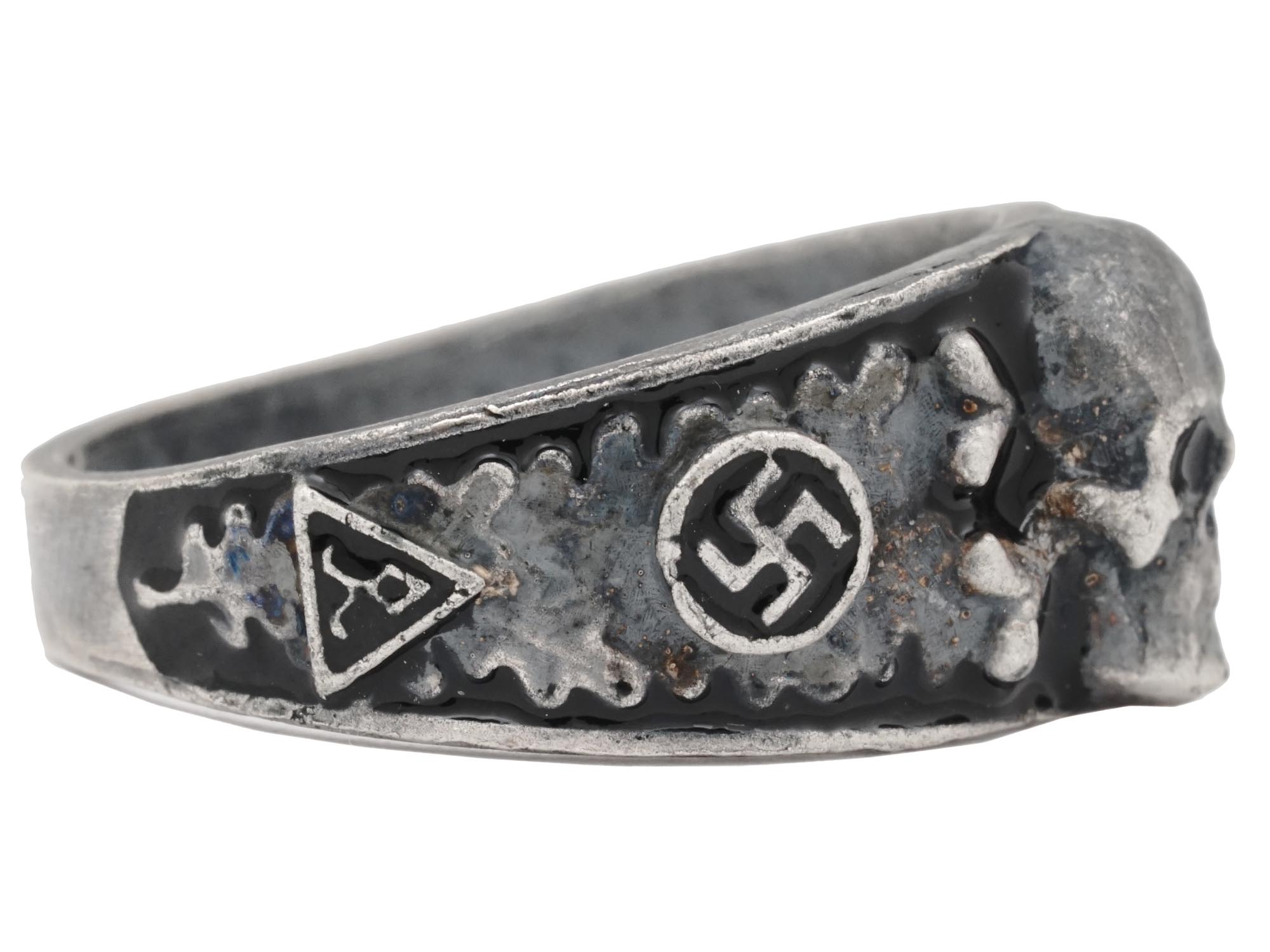 WWII NAZI GERMAN 3RD REICH AHNENERBE MEMBERS RING PIC-2