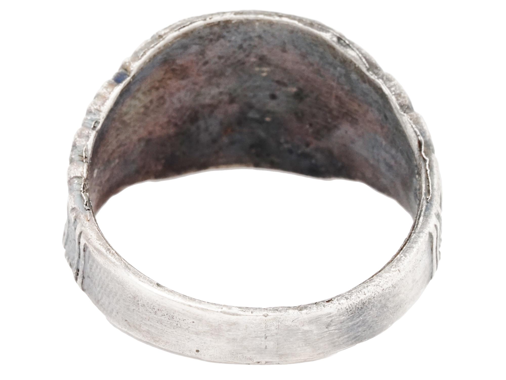 WWII GERMAN WAFFEN SS WIKING NORDLAND SILVER RING PIC-5