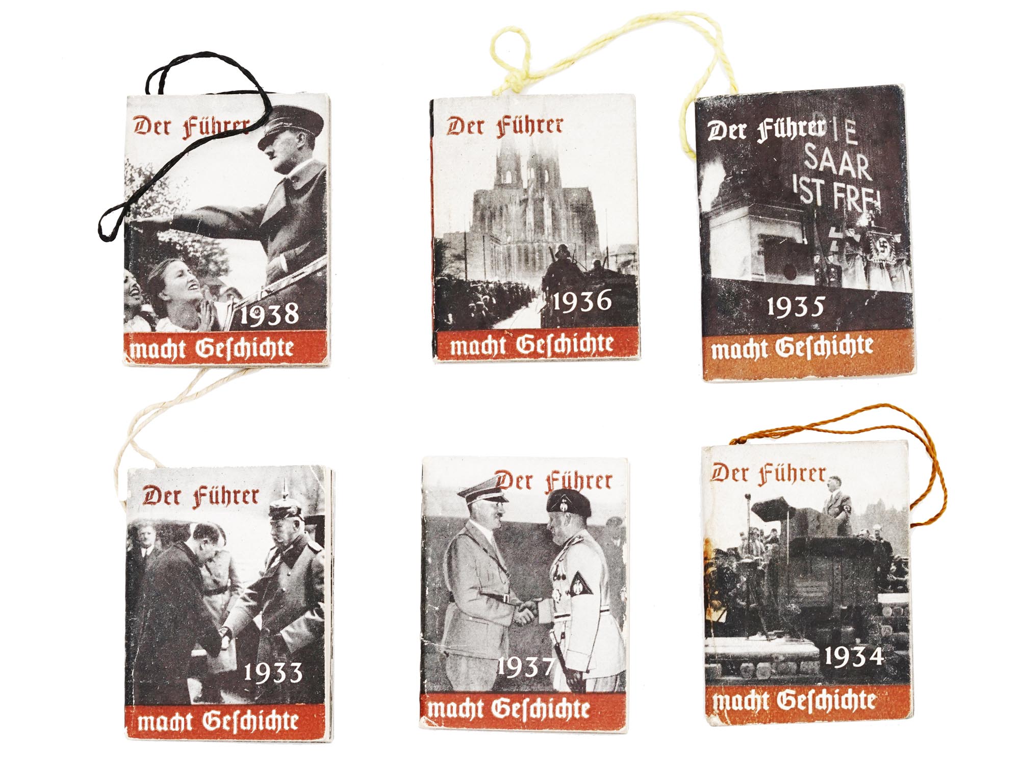 WWII NAZI GERMAN HITLER PROPAGANDA BOOKLET SET PIC-0