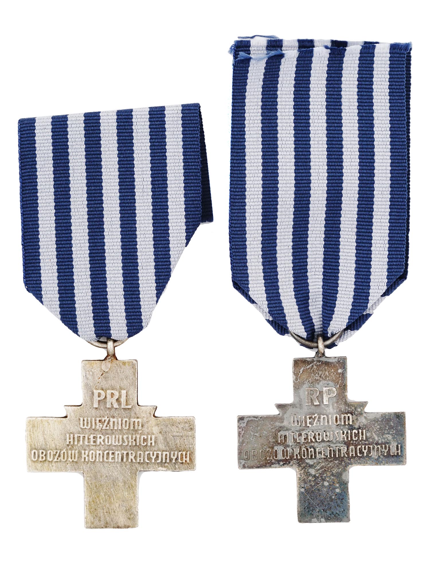 TWO POLISH AUSCHWITZ CAMP CROSS CIVIL AWARDS PIC-1