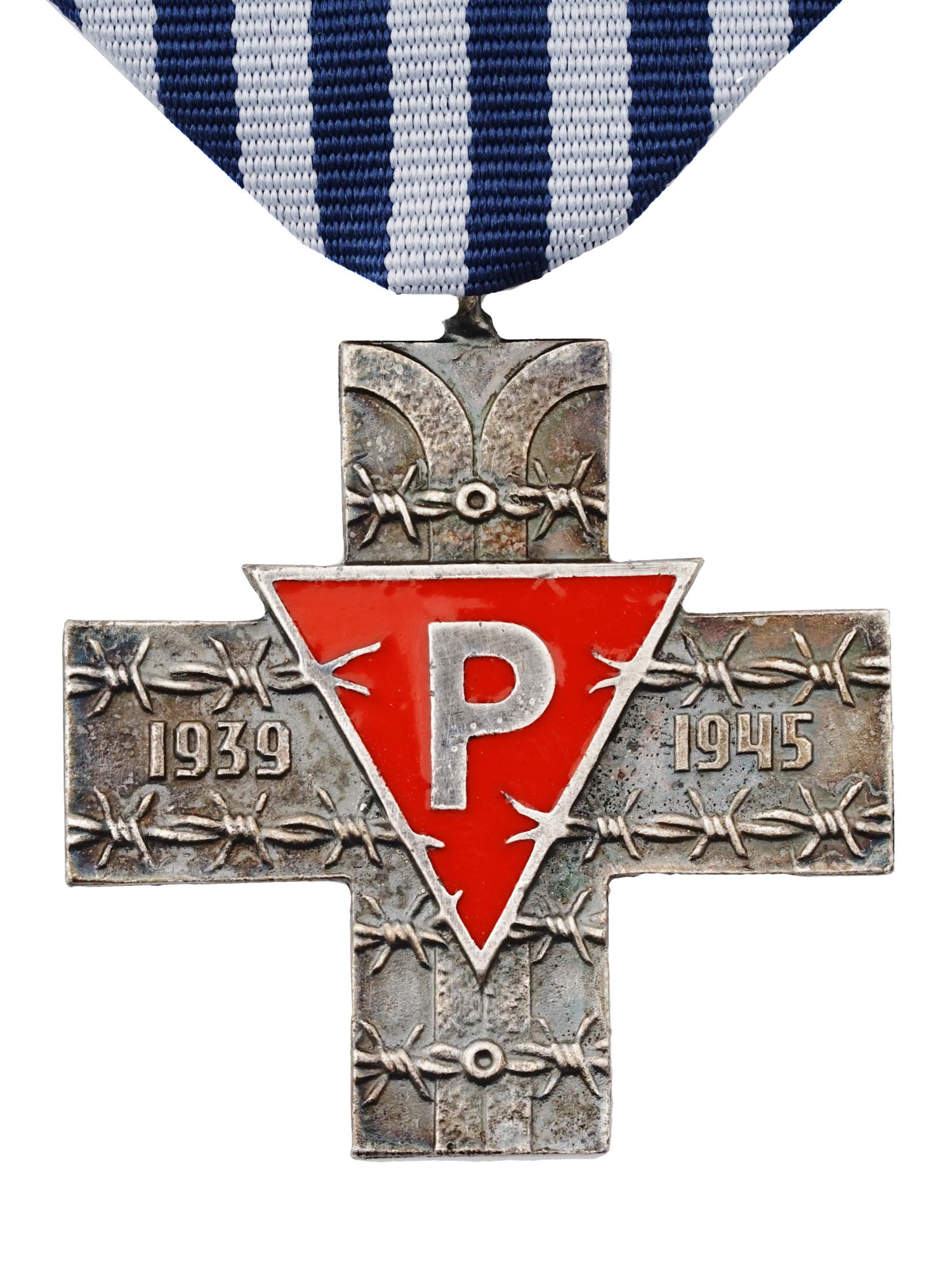 TWO POLISH AUSCHWITZ CAMP CROSS CIVIL AWARDS PIC-2