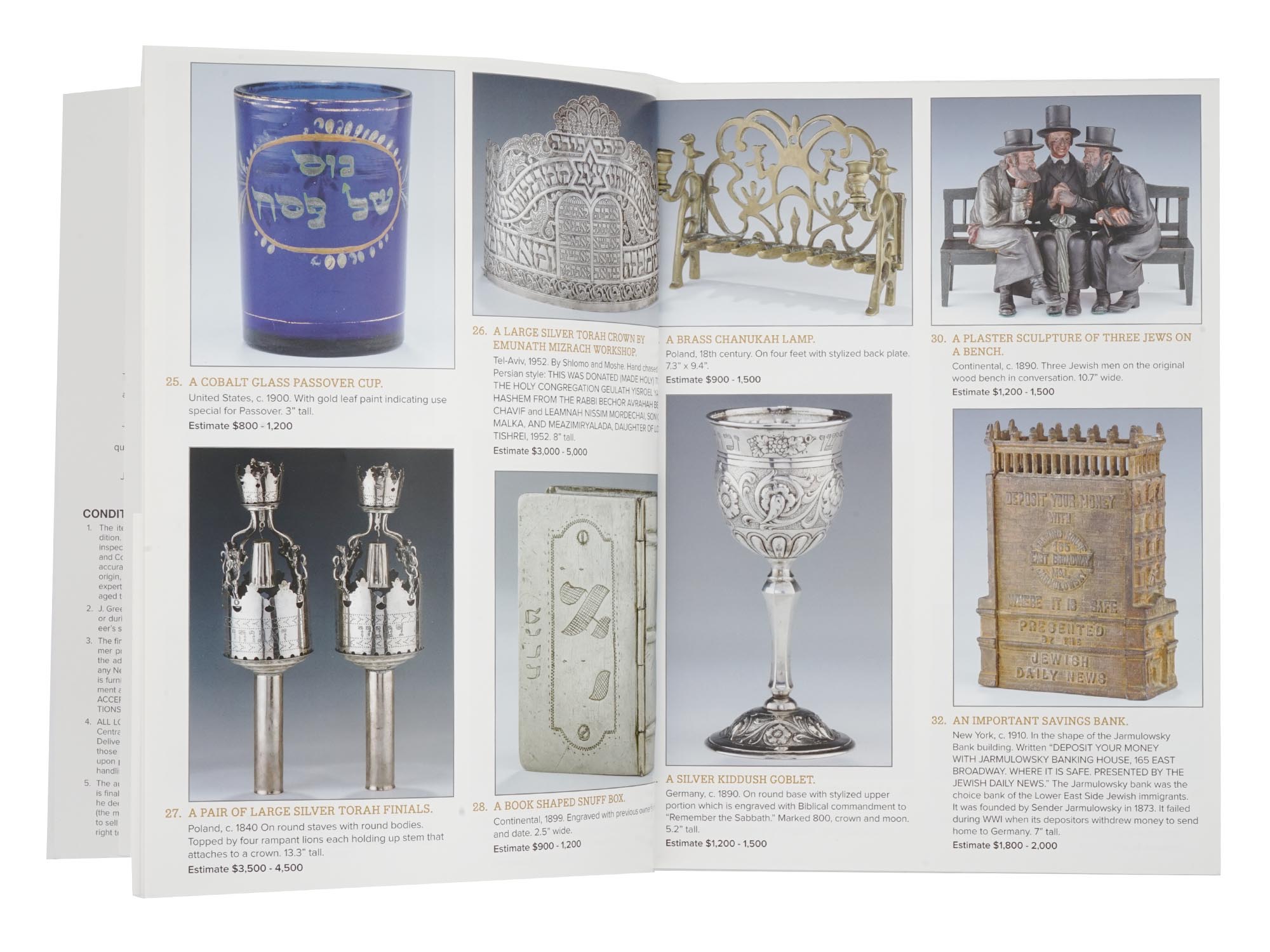 ANTIQUE JUDAICA AUCTION CATALOGS BY CHRISTIE'S PIC-8