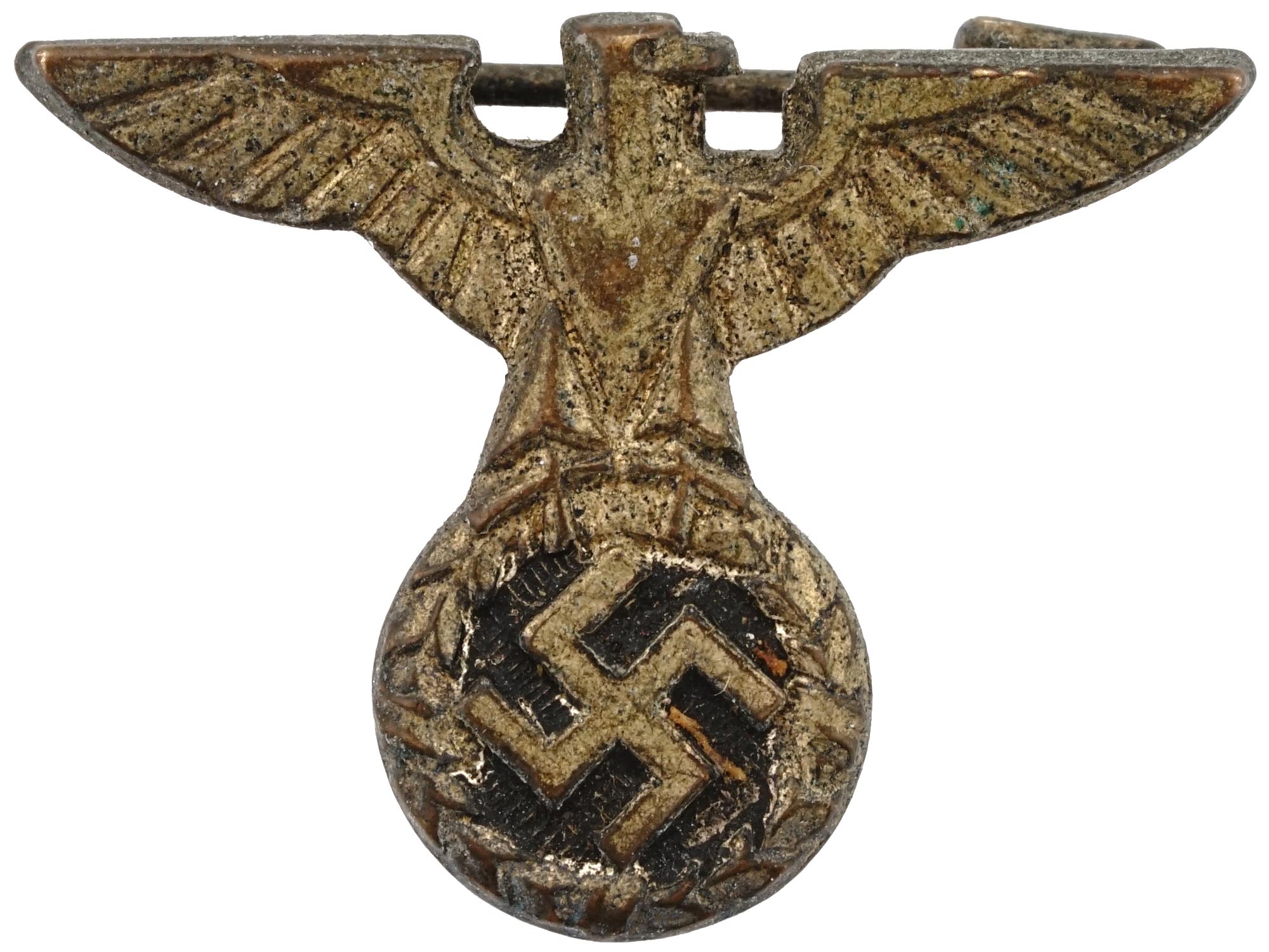 WWII NAZI GERMAN REICHSADLER AND SWASTIKA PINS PIC-3
