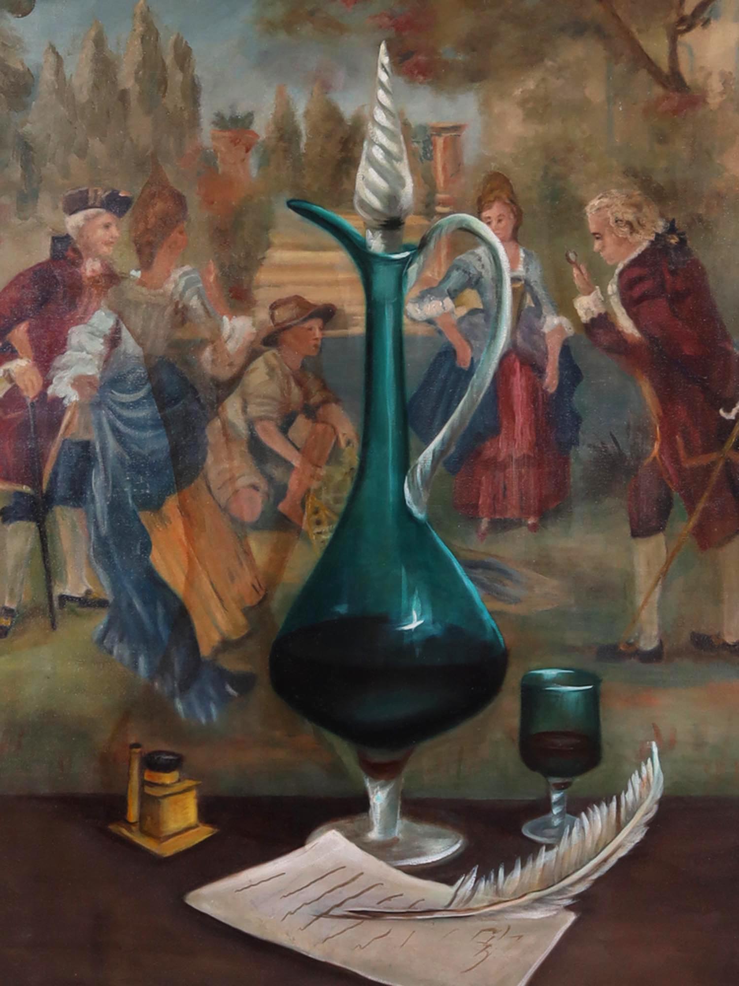 MID CENT STILL LIFE OIL PAINTING BY J. MARROCCO PIC-1