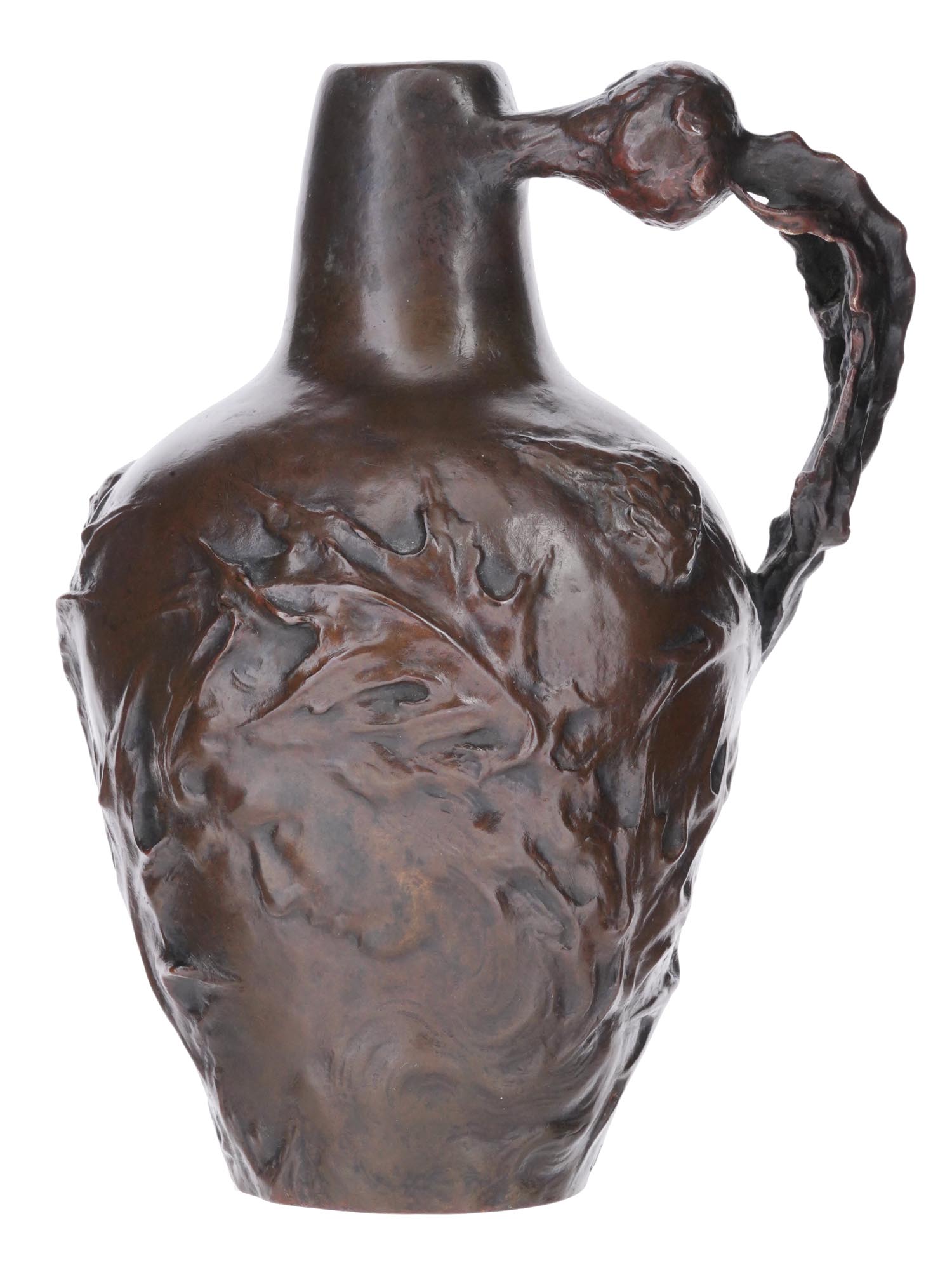 ANTIQUE FRENCH JEANNE JOZON ART NOUVEAU EWER 19 C PIC-2