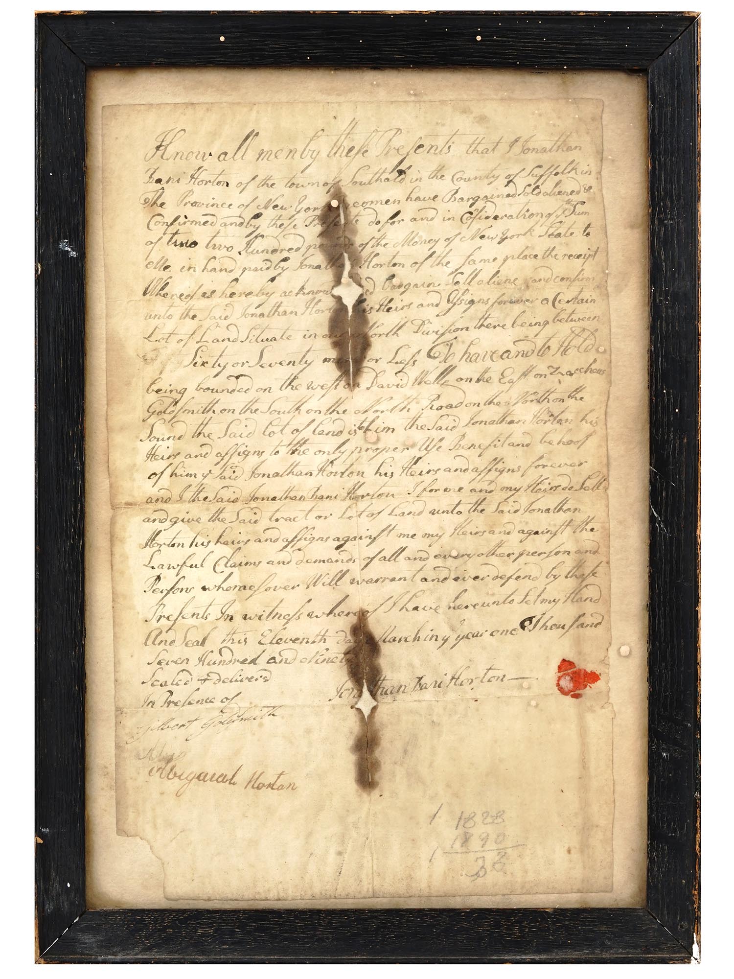 ANTIQUE ENGLISH HISTORICAL HANDWRITTEN LETTER PIC-0