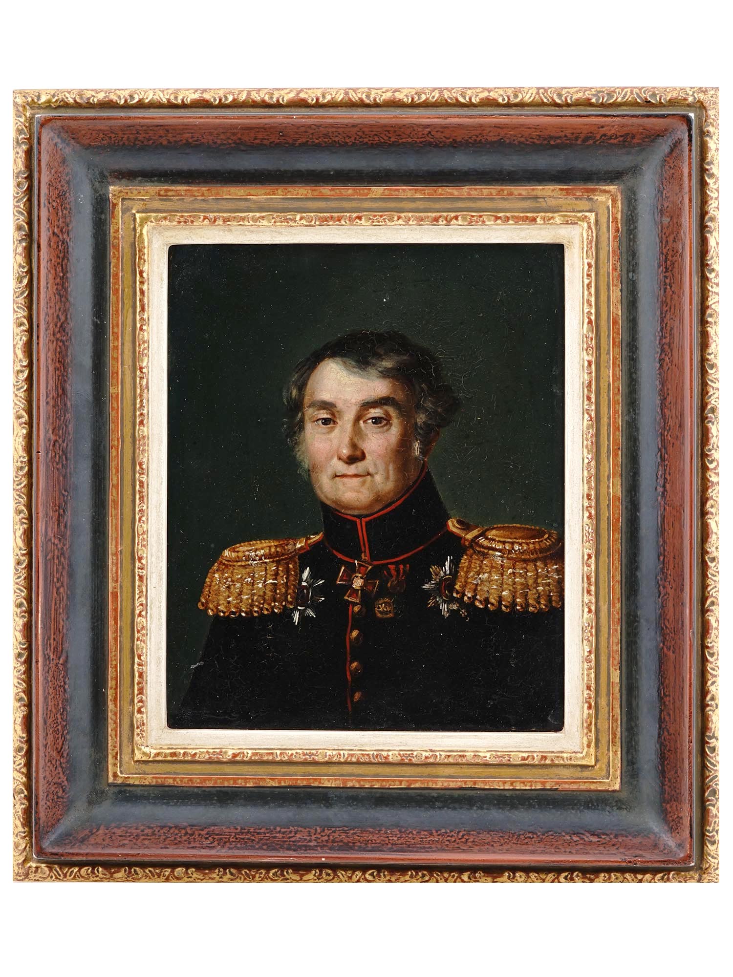 ANTIQUE RUSSIAN PORTRAIT PAINTING GENERAL APRELEV PIC-0