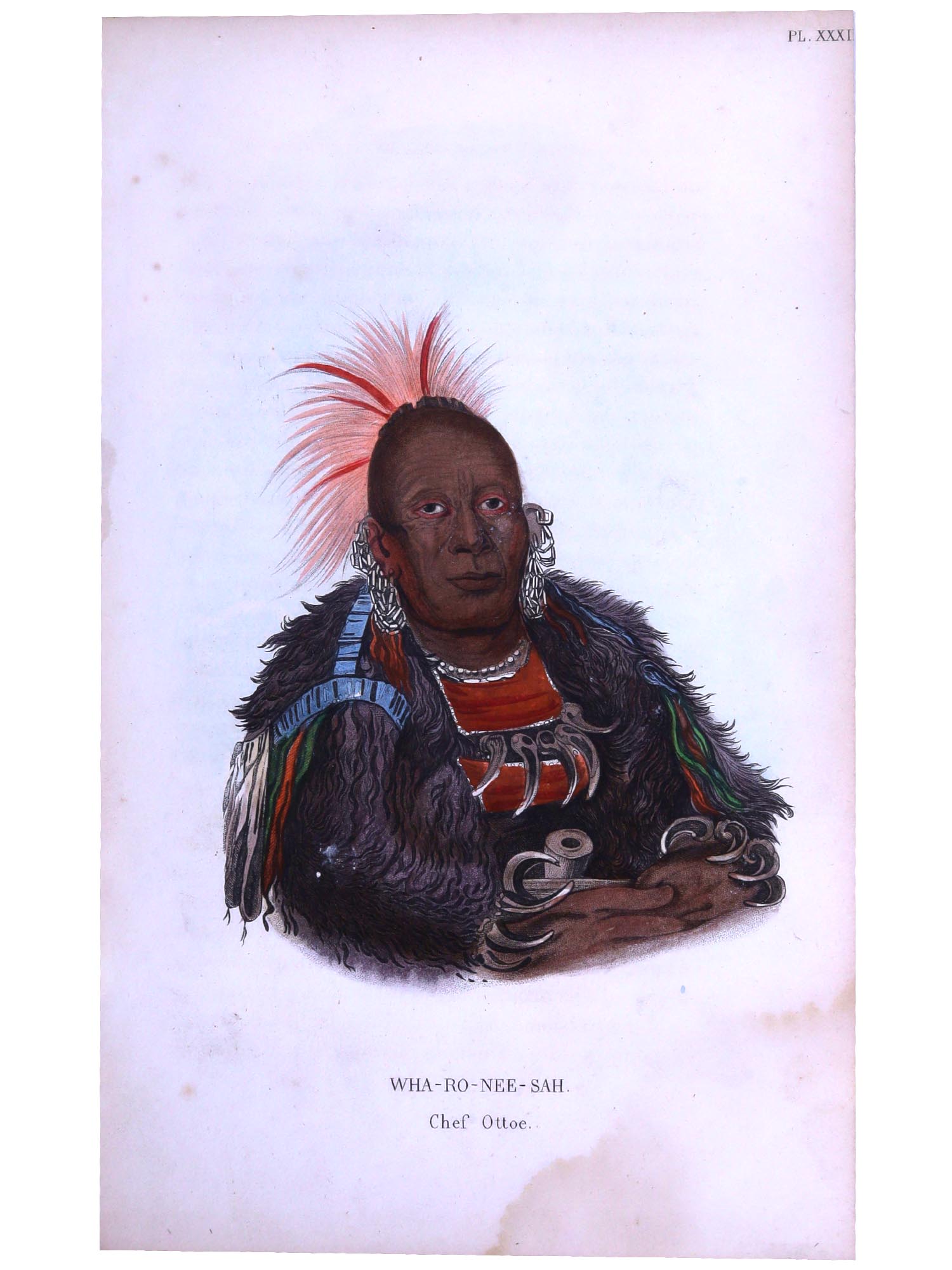 1843 NATIVE AMERICAN CHIEFS ETCHINGS PRICHARD ED PIC-4