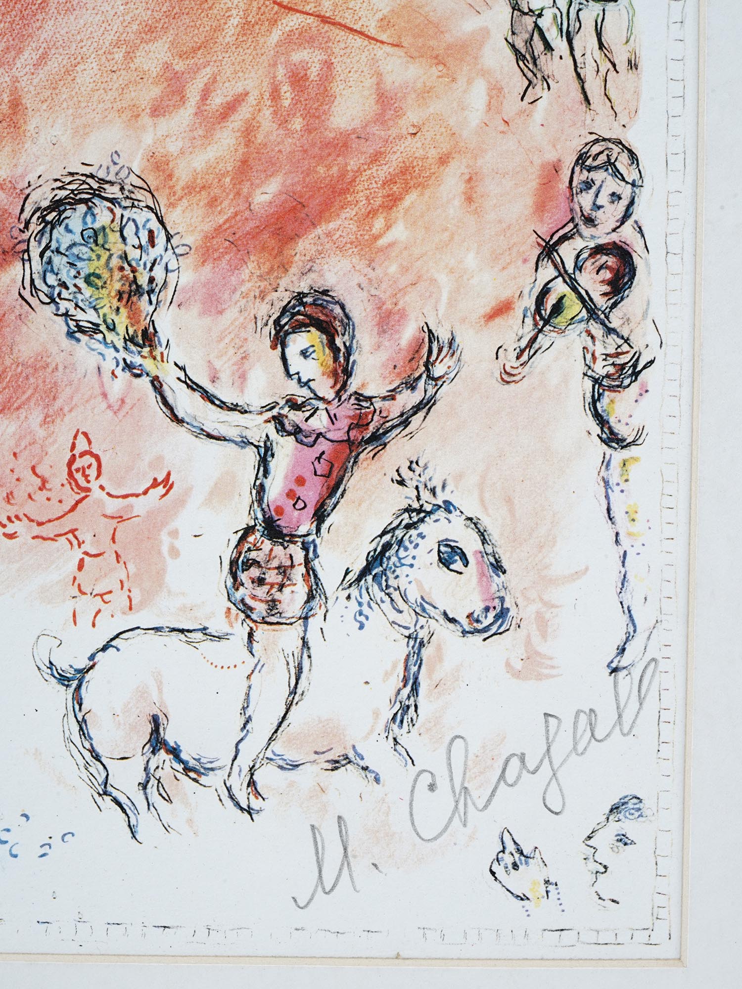 FRENCH LITHOGRAPH LA PARADE BY MARC CHAGALL PIC-2