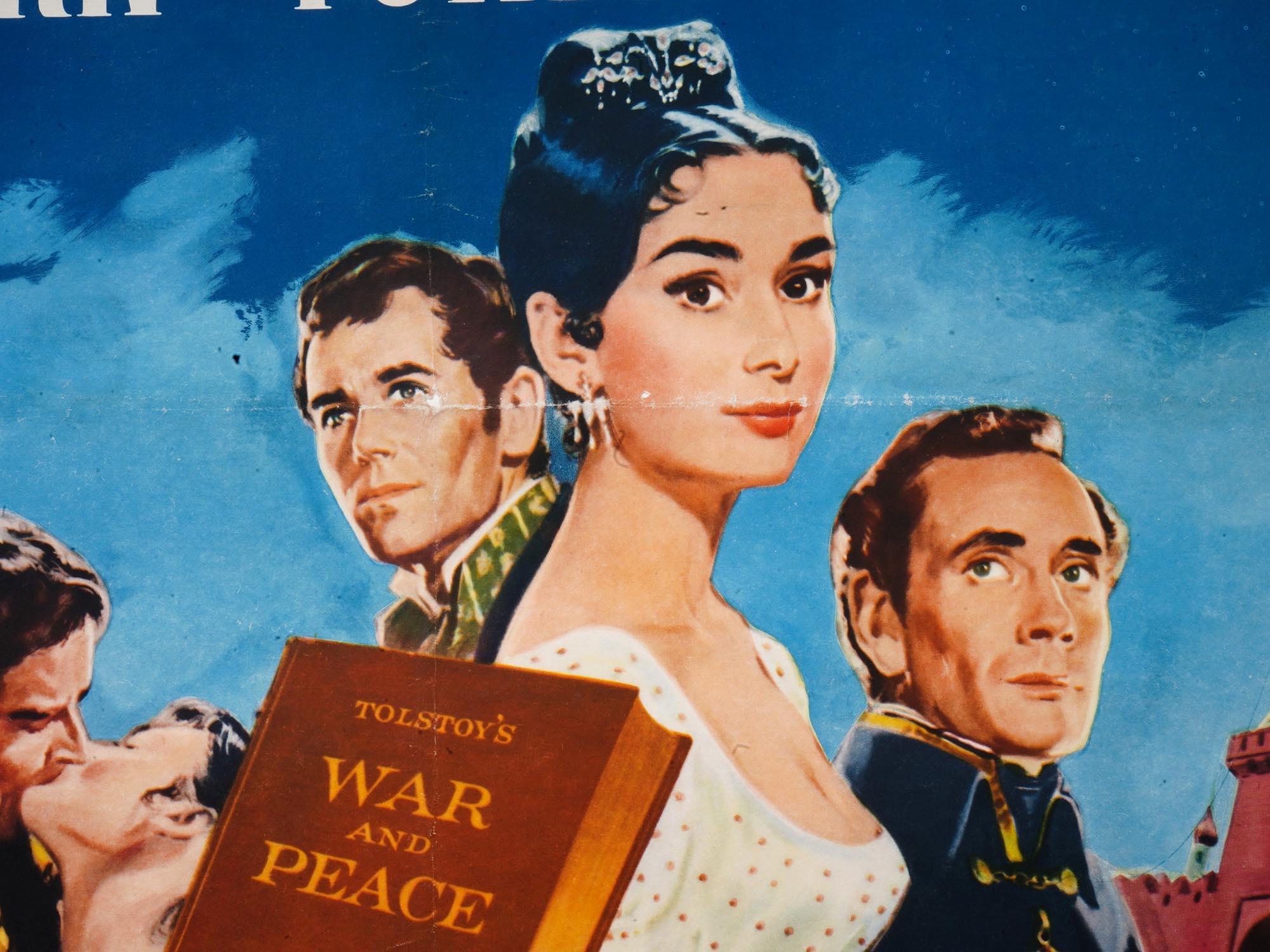 1956 WAR AND PEACE MOVIE POSTER W AUDREY HEPBURN PIC-2