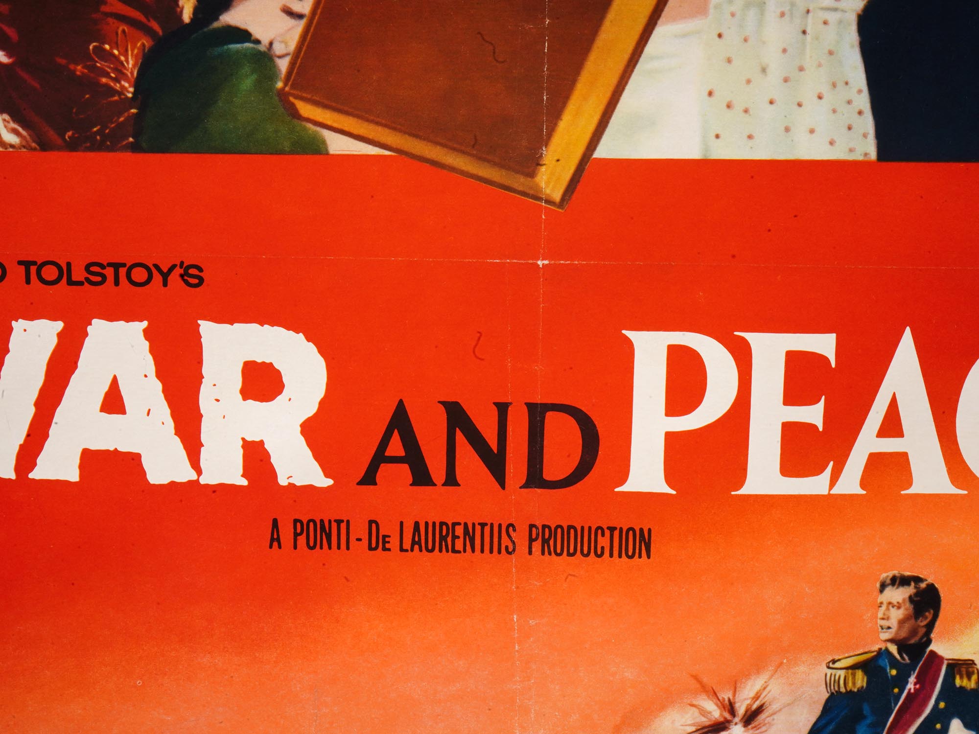 1956 WAR AND PEACE MOVIE POSTER W AUDREY HEPBURN PIC-3