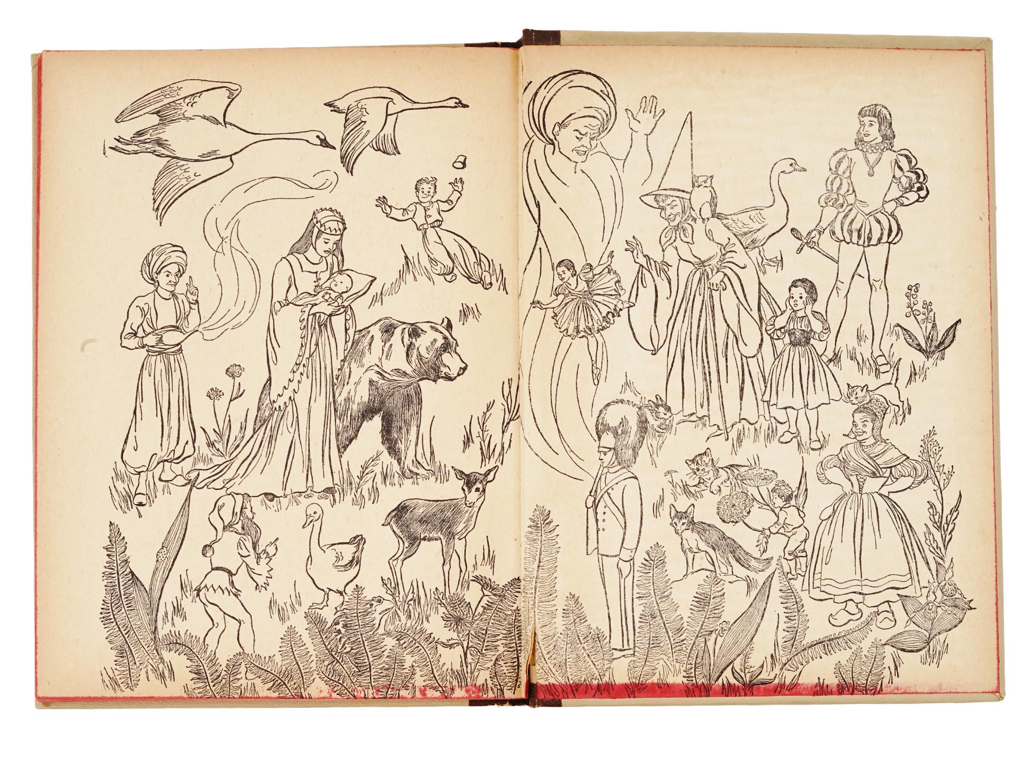 1946 FIFTY FAMOUS FAIRY TALES WITH ILLUSTRATIONS PIC-2