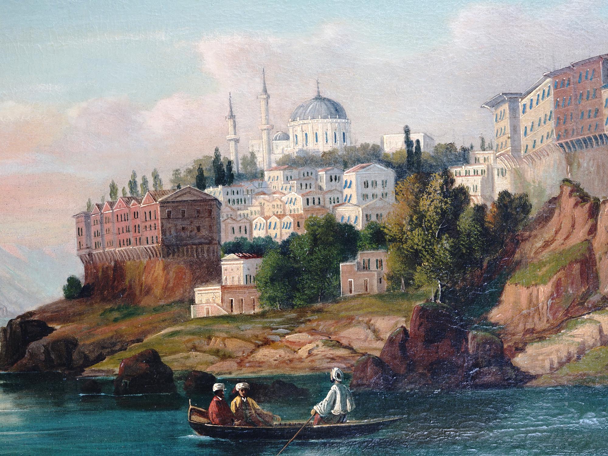 VIEW OF ISTANBUL OIL PAINTING AFTER THOMAS ALLOM PIC-2