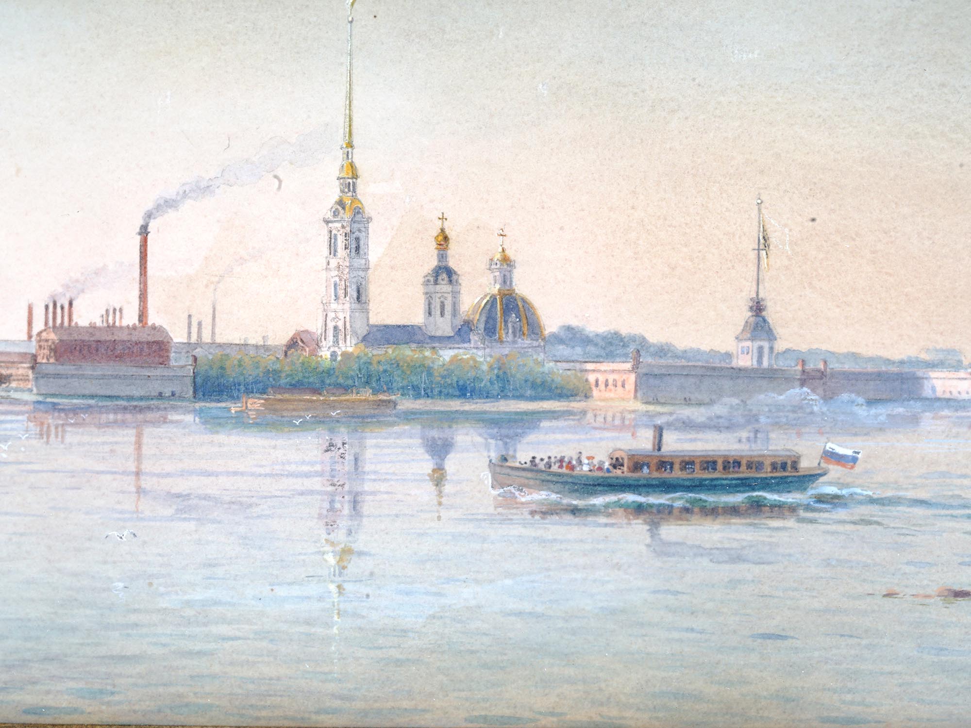 RUSSIAN WATERCOLOR PAINTING BY FEDOR V. BELOUSOV PIC-4