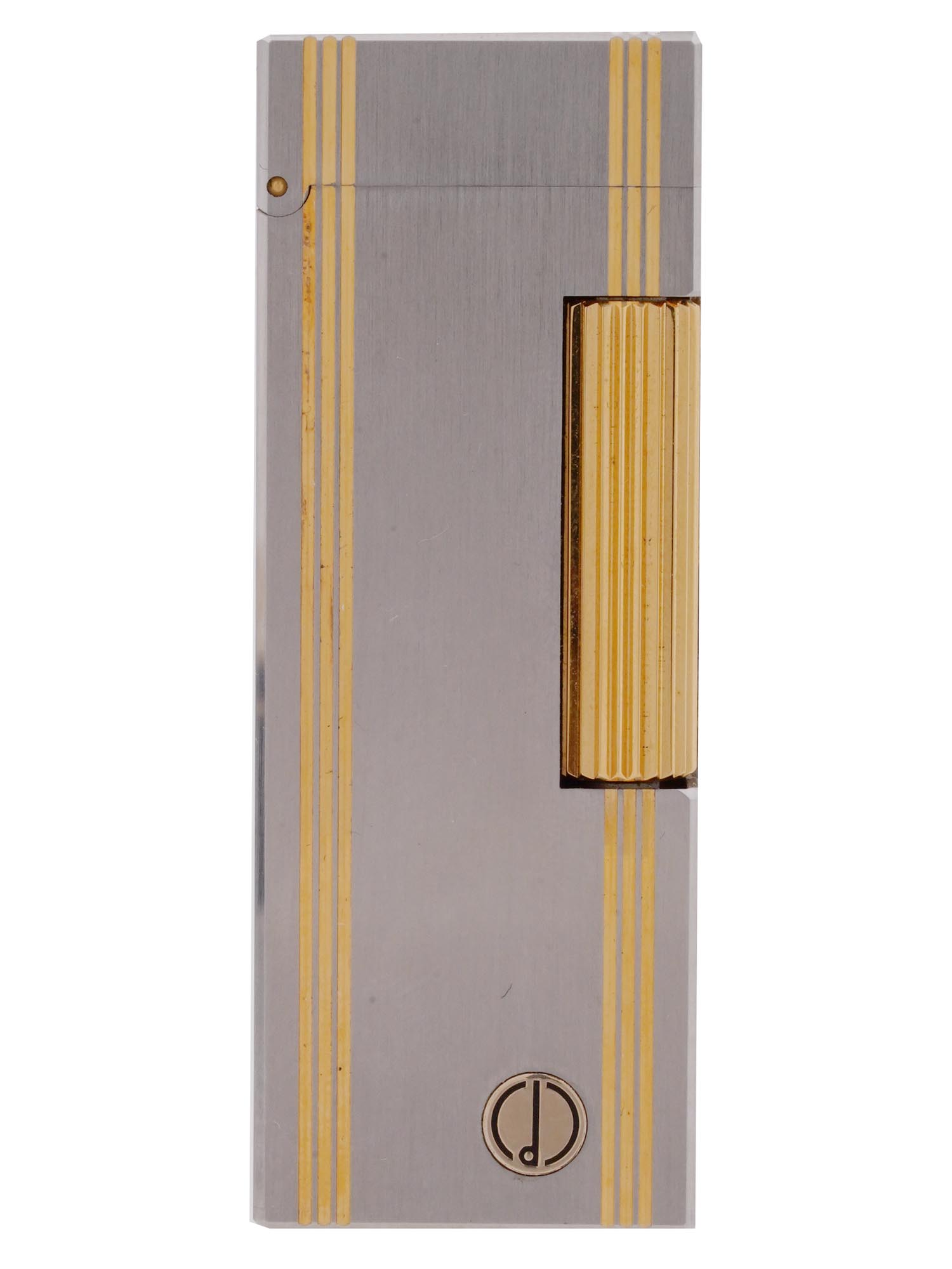 DUNHILL 18K GOLD BICOLAR ROLLAGAS LIGHTER IOB PIC-5