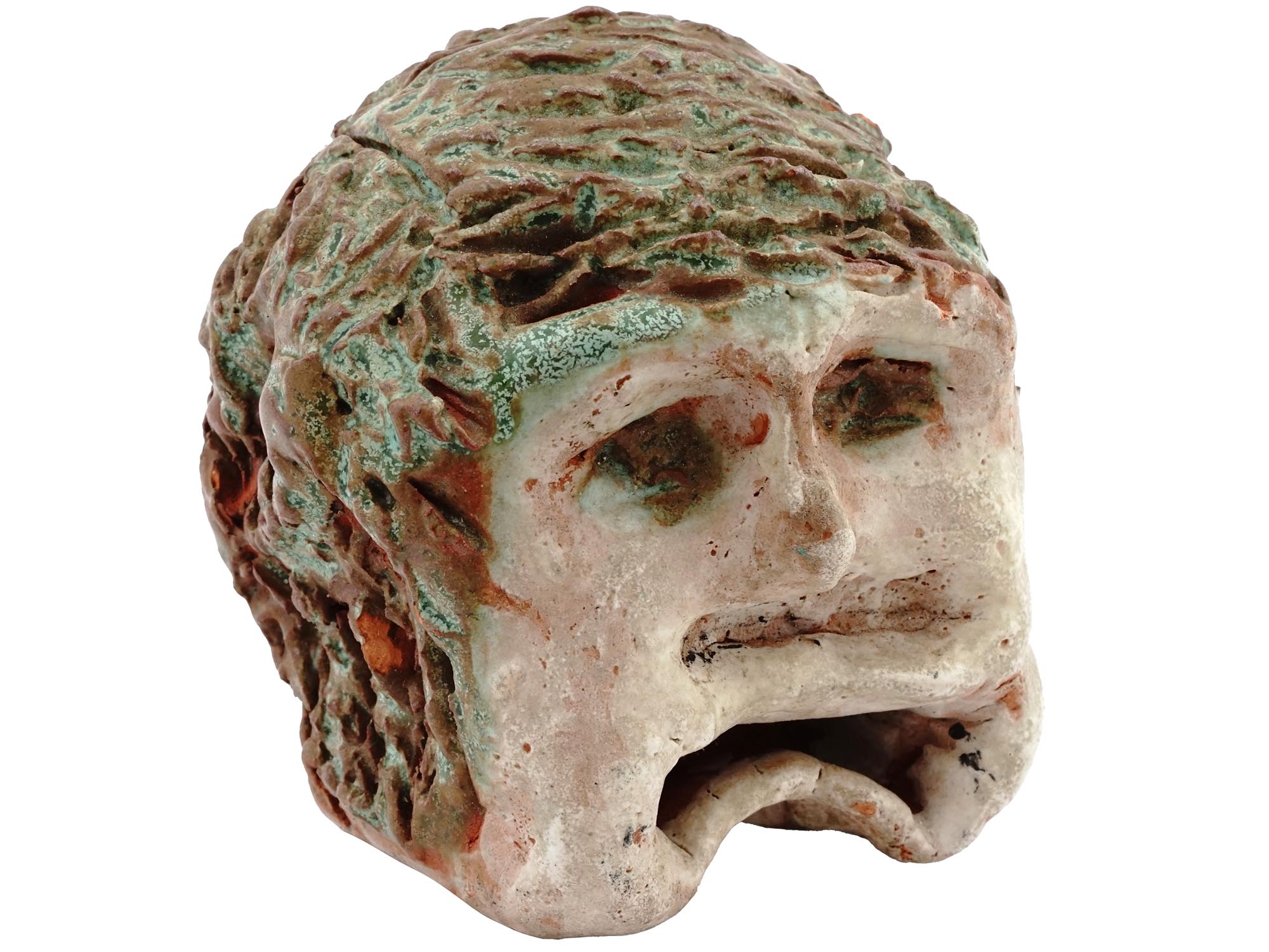 PARCO DEI MOSTRI GLAZED POTTERY HEAD FIGURE ART PIC-0