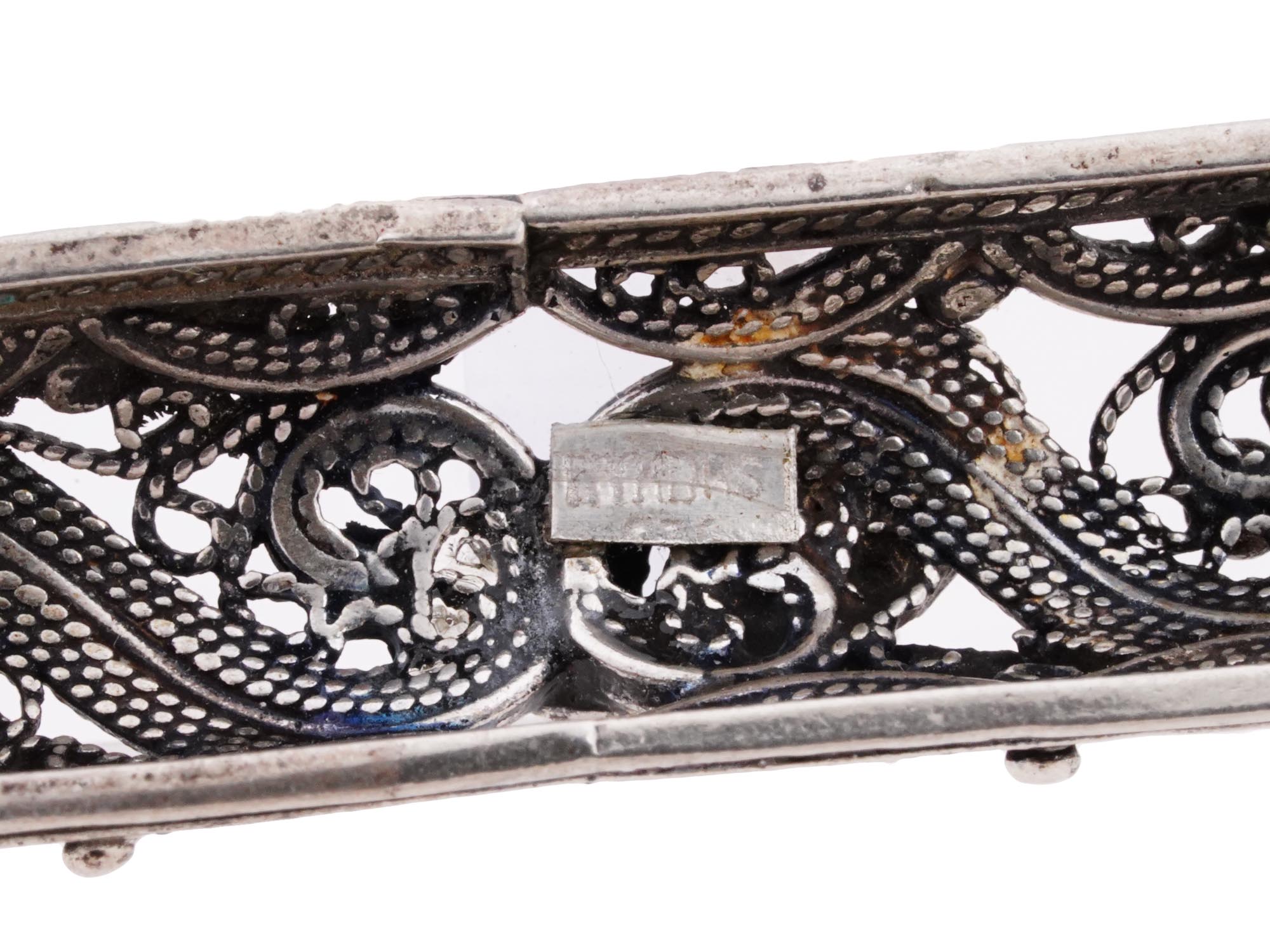 RUSSIAN SILVER JUDAICA CUP MEZUZAH AND TORAH POINTER PIC-9