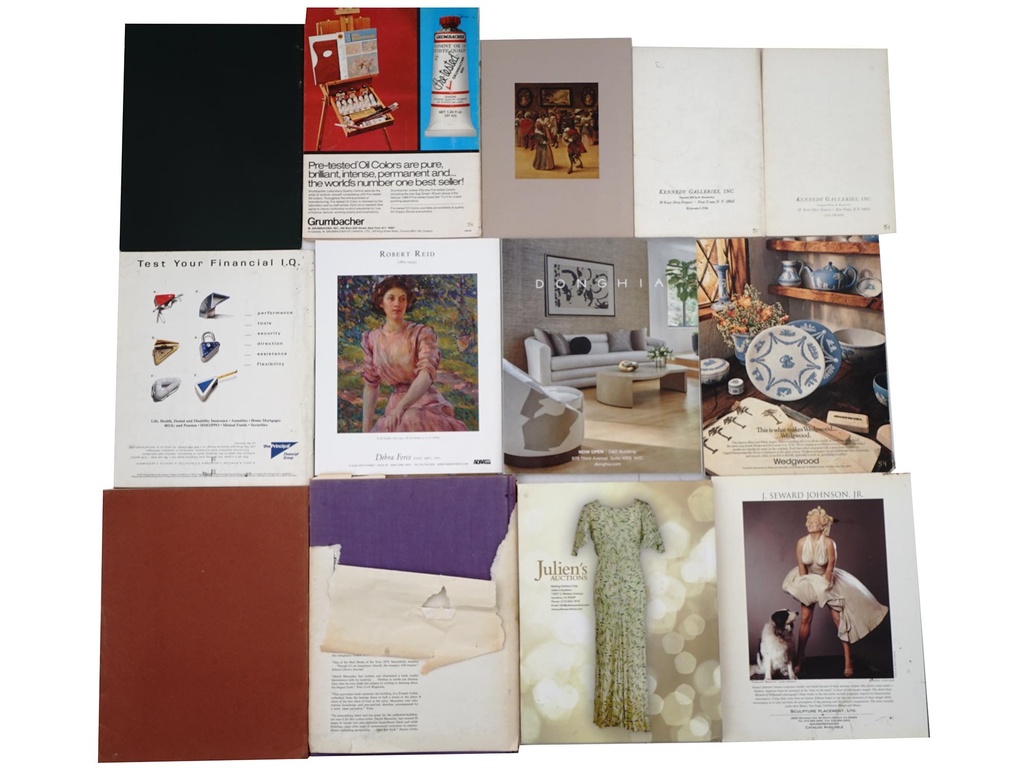 VINTAGE ART MAGAZINES AND AUCTION CATALOGUES PIC-1