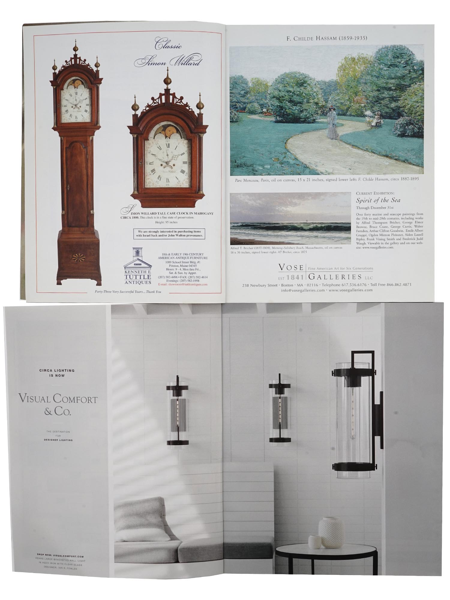 THE MAGAZINE ANTIQUES ISSUES AND AUCTION CATALOGS PIC-4