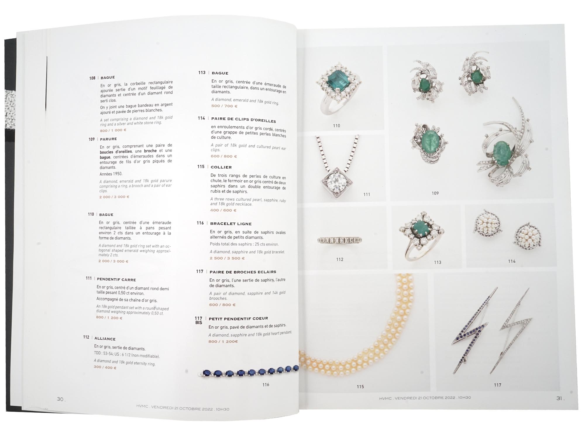 VINTAGE SILVERWARE AND JEWELRY AUCTION CATALOGUES PIC-6