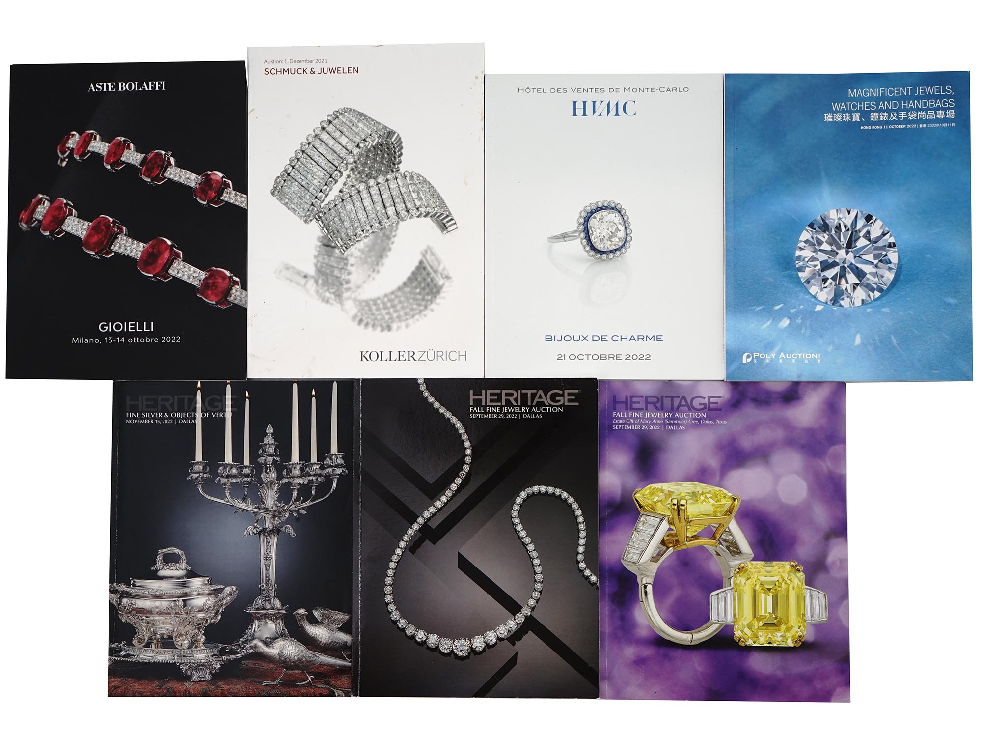 VINTAGE SILVERWARE AND JEWELRY AUCTION CATALOGUES PIC-1