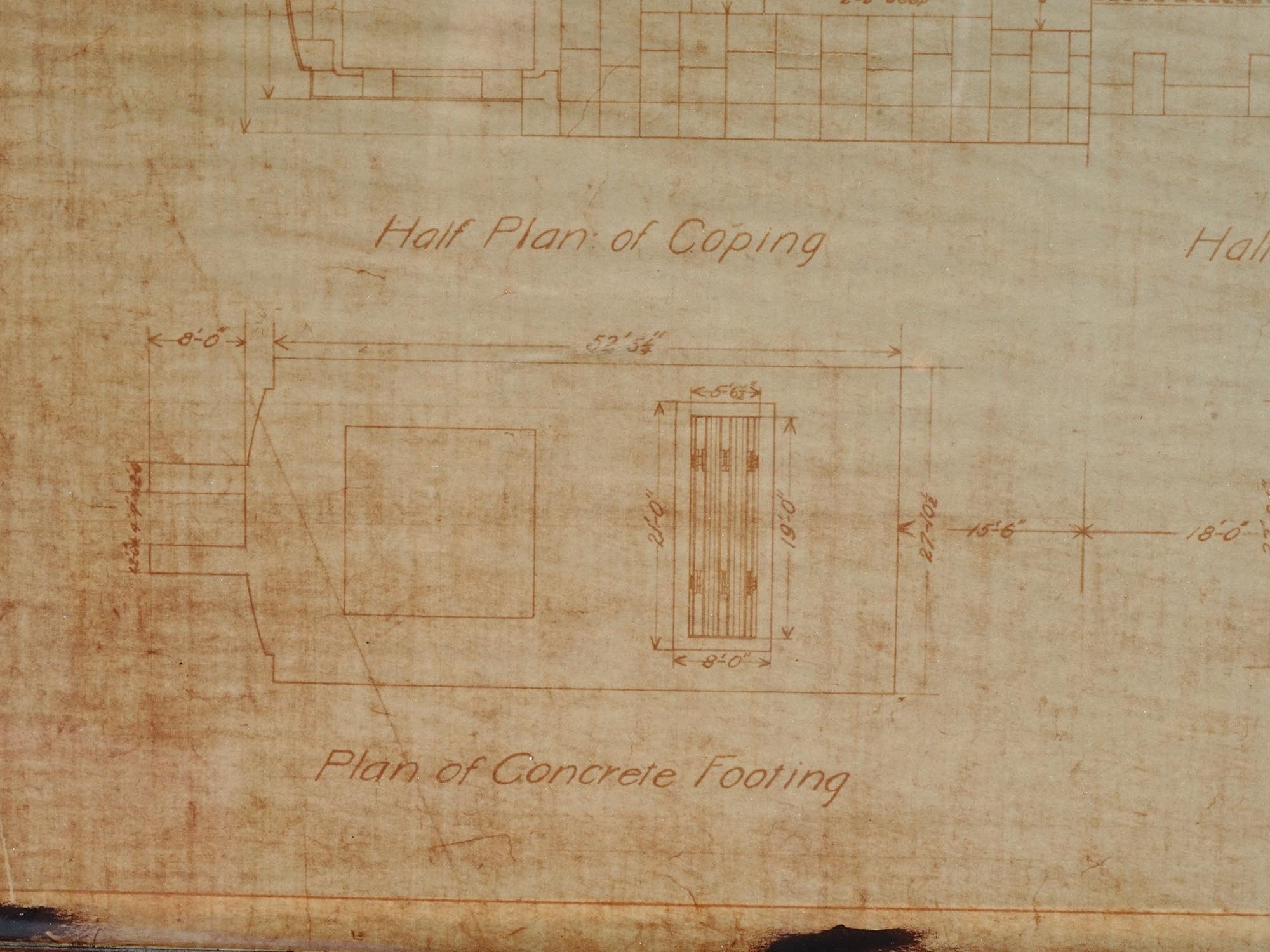 ANTIQUE QUEENSBORO BRIDGE ENGINEER DRAWING PIC-3